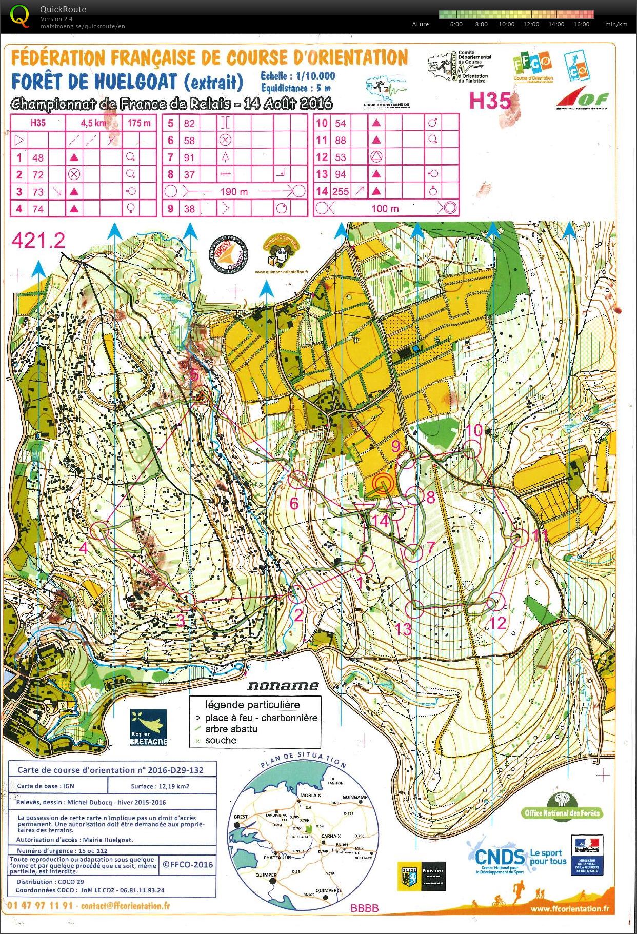 Championnat de France de relai H35 (14/08/2016)