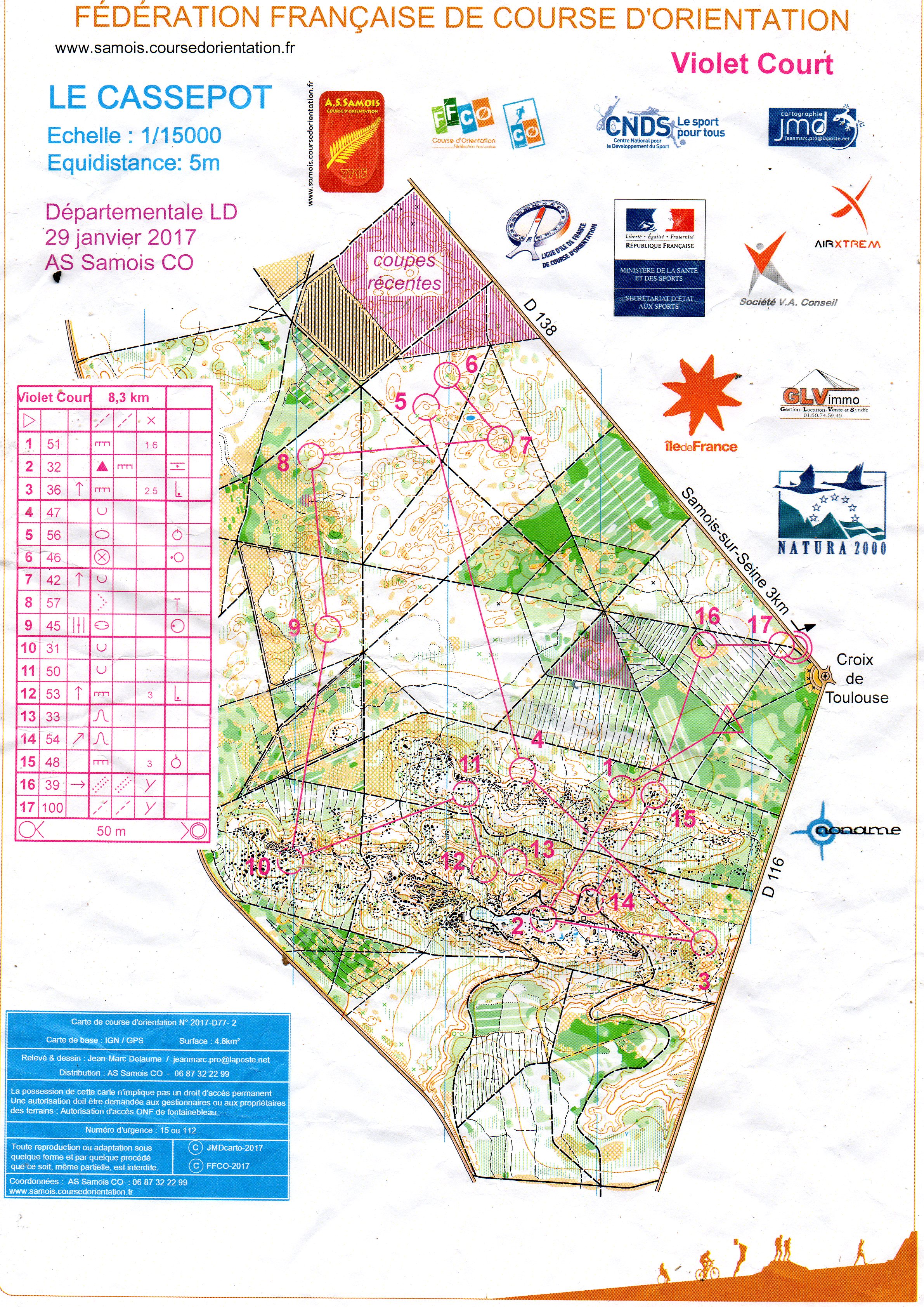 Départementale VC reprise CO (29-01-2017)