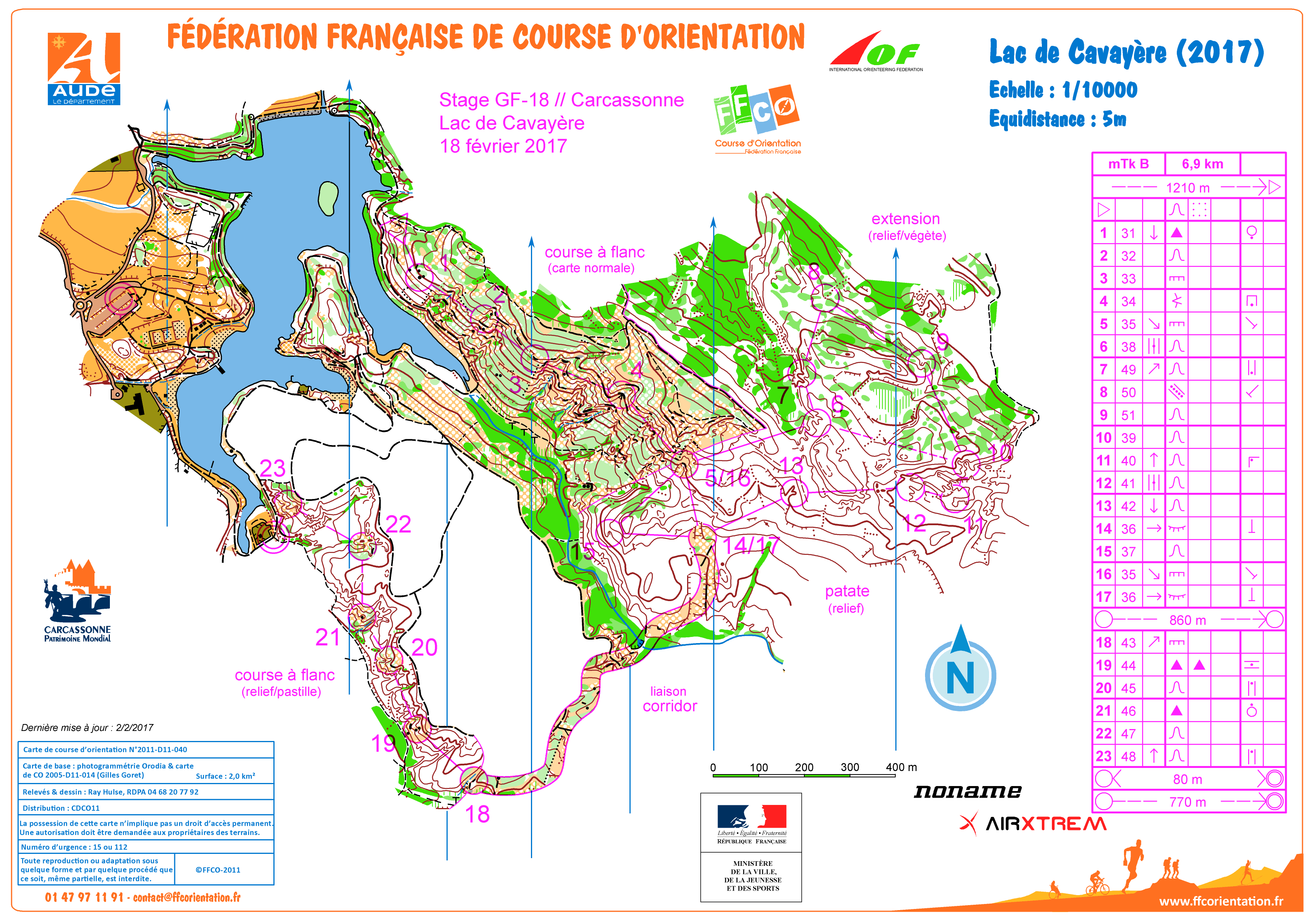 mTk Lac de Cavayère j2 stage gf-18 Carcassonne (18-02-2017)