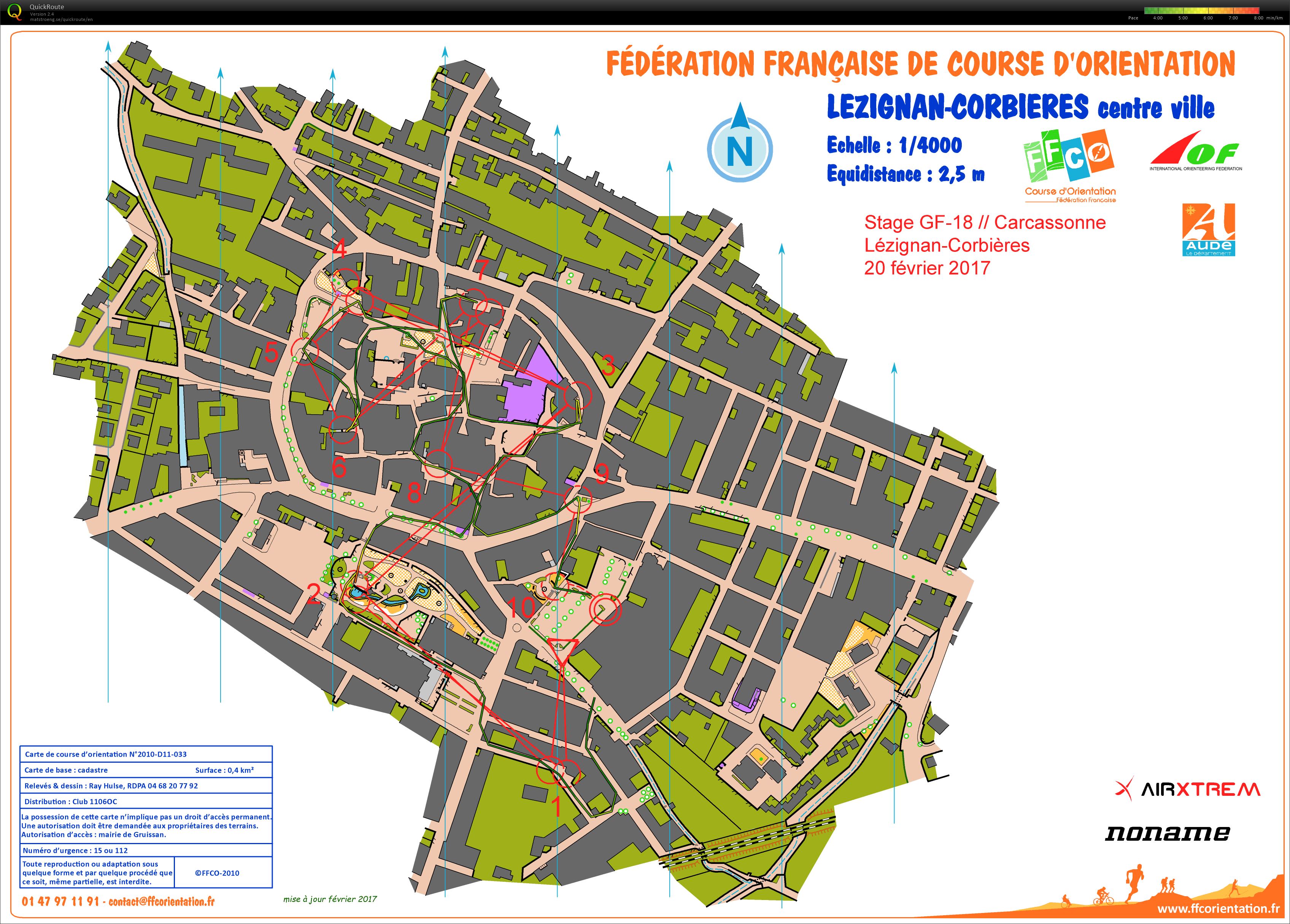Manche 1 (chasse) relais sprint stage gf-18 Carcassonne (20.02.2017)