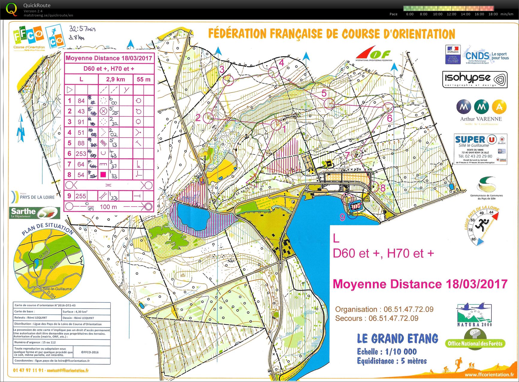 Weekend Nationale Nord-Est, Moyenne Distance (18/03/2017)