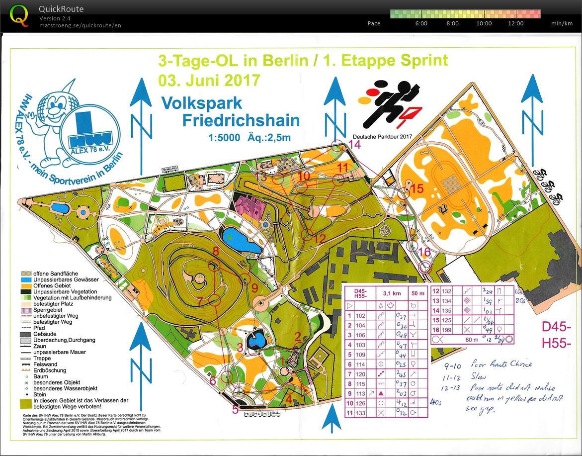 3-Tage-OL Berlin Etappe 1 Sprint (03/06/2017)