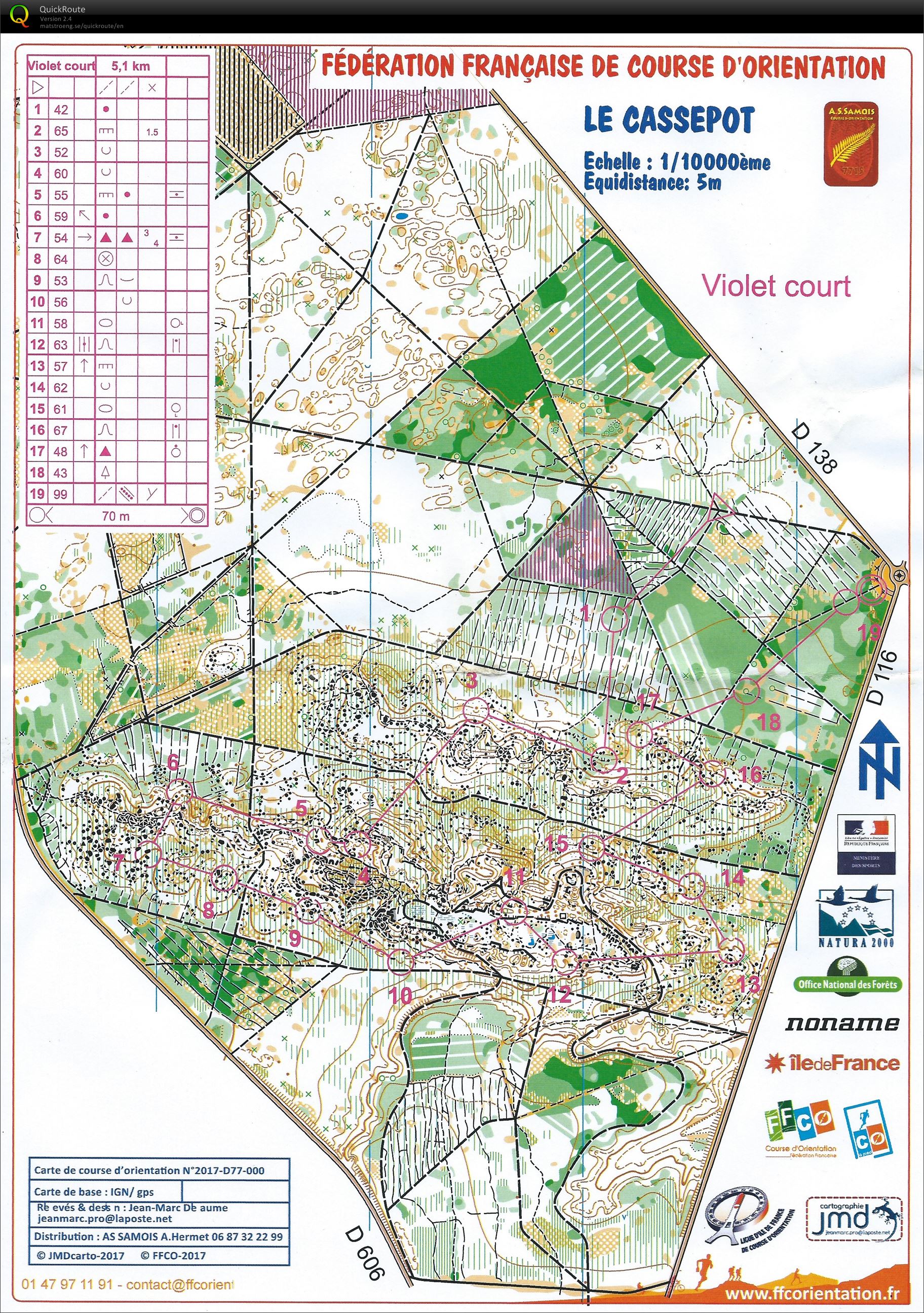 Départementale Fontainebleau - Le Rocher Cassepot (11-02-2018)