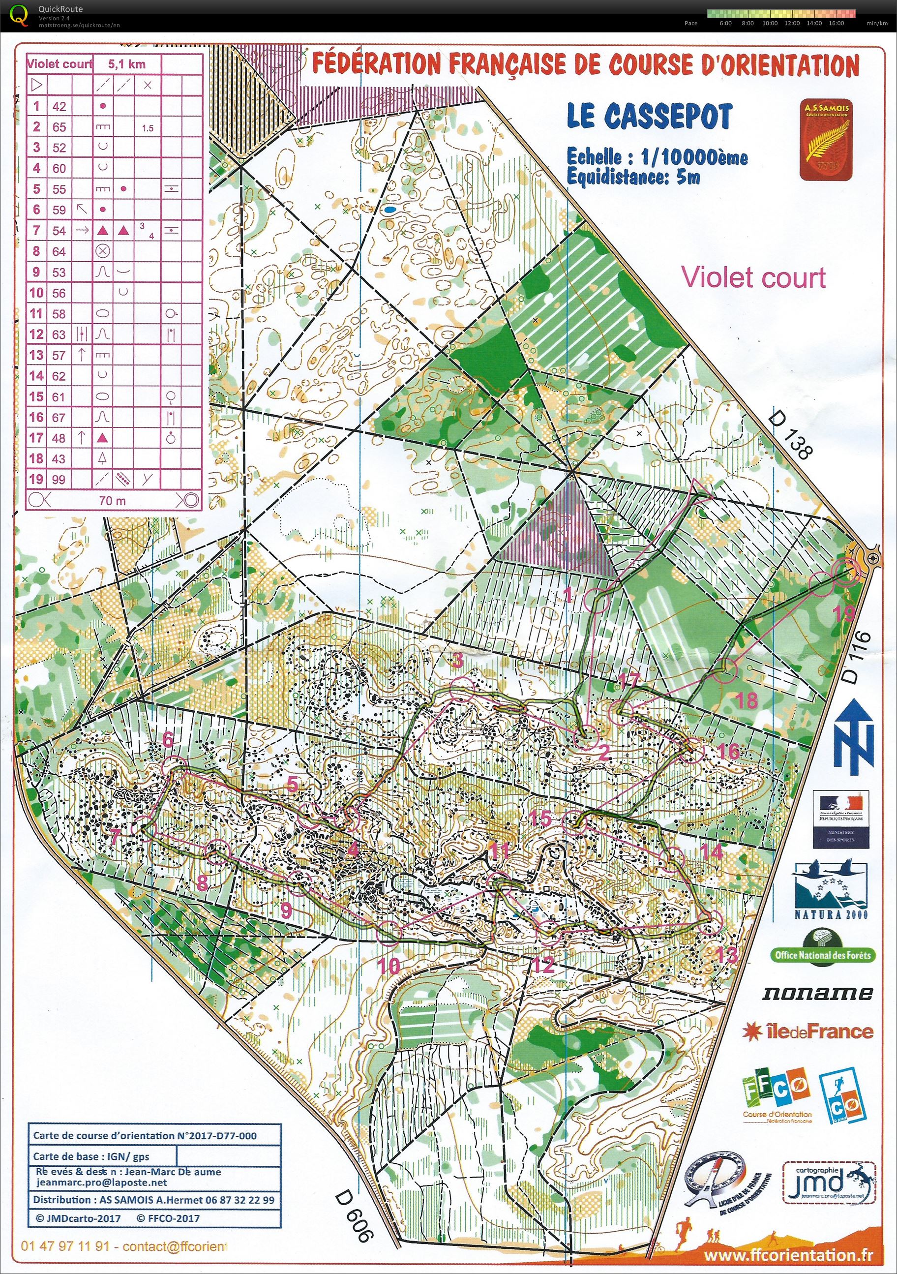 Départementale Fontainebleau - Le Rocher Cassepot (11-02-2018)