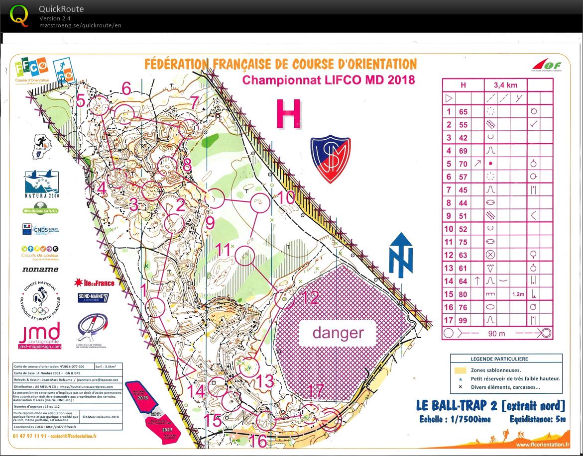 Isle de France Championnat Moyenne distance (11/03/2018)