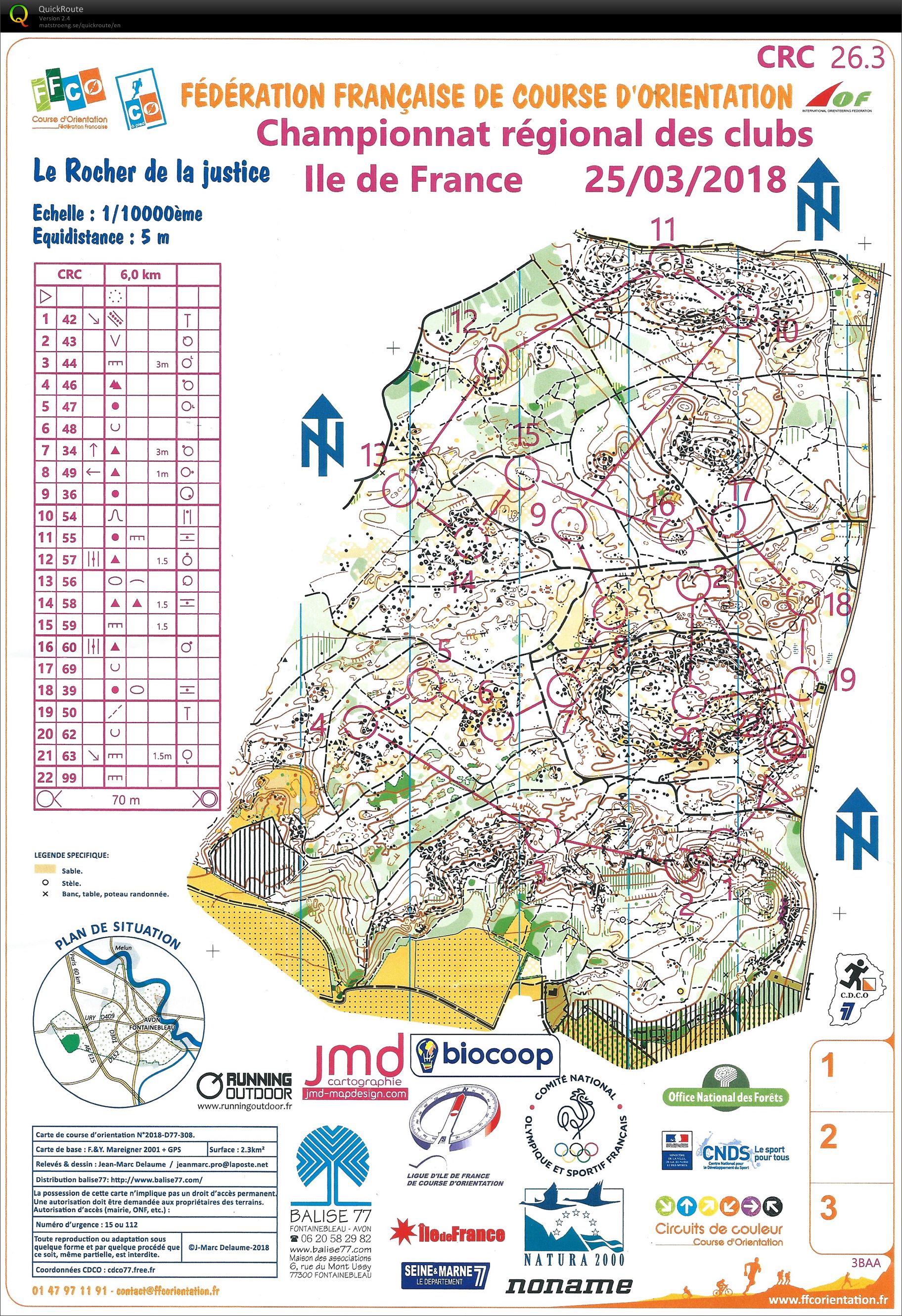 CRC 2018 - Le Rocher de la justice (Larchant) (25/03/2018)