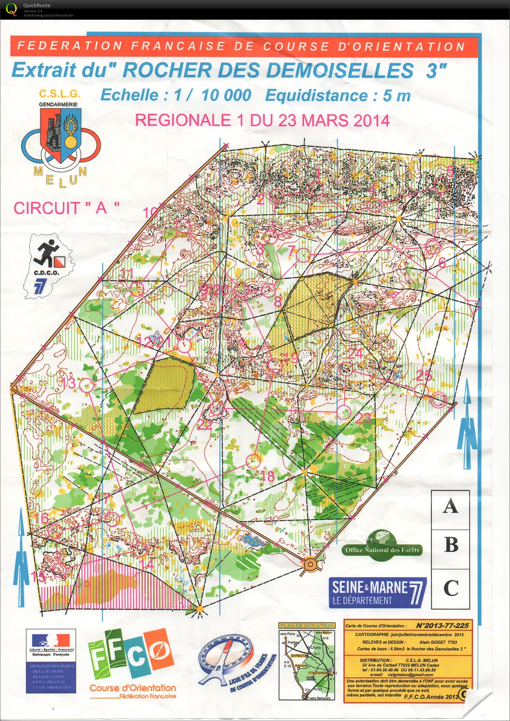 Regionale 1 - Circuit A (23-03-2014)