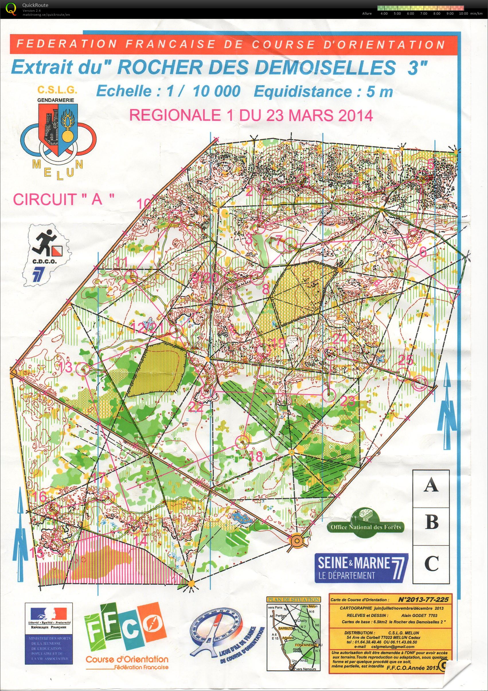Regionale 1 - Circuit A (23-03-2014)