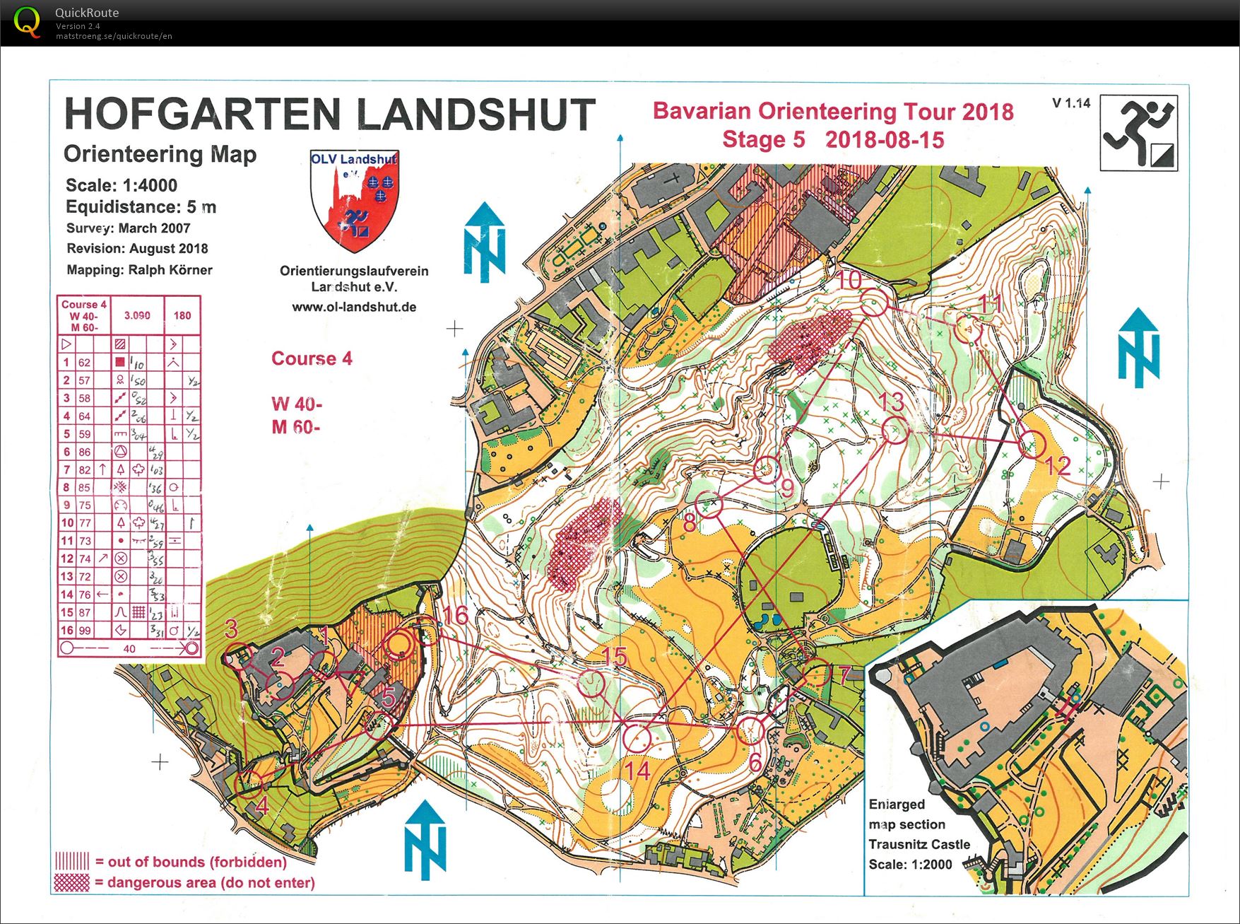 Bavarian Orienteering Tour Day 5 (15.08.2018)