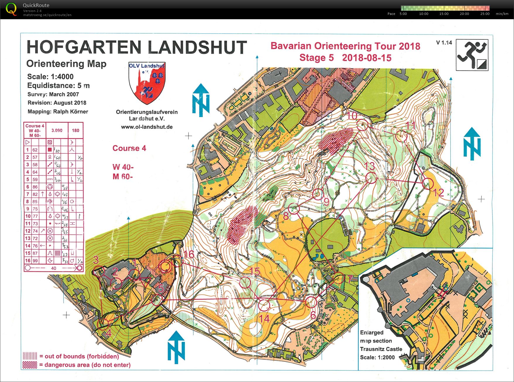 Bavarian Orienteering Tour Day 5 (15.08.2018)