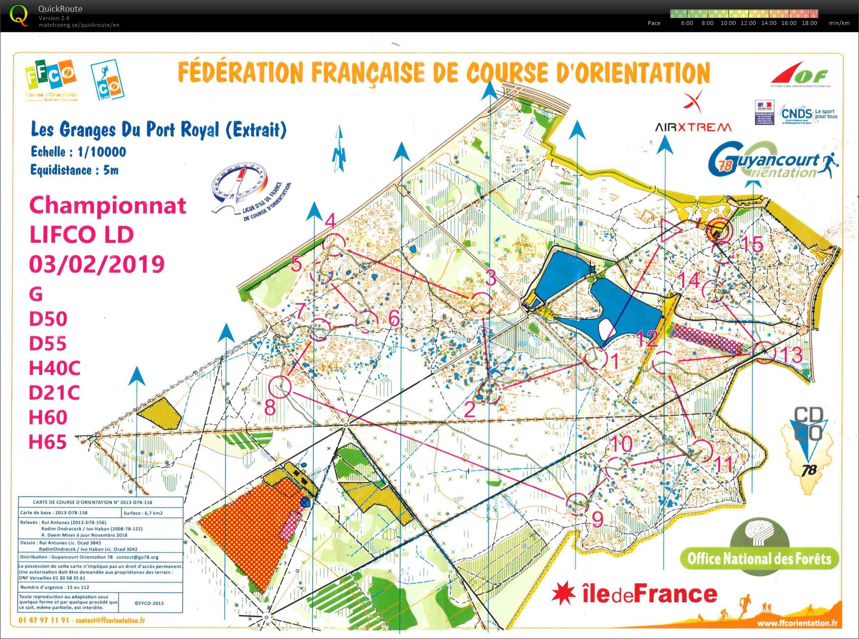 Ile de France Long Distance Championships - H60 (2019-02-03)
