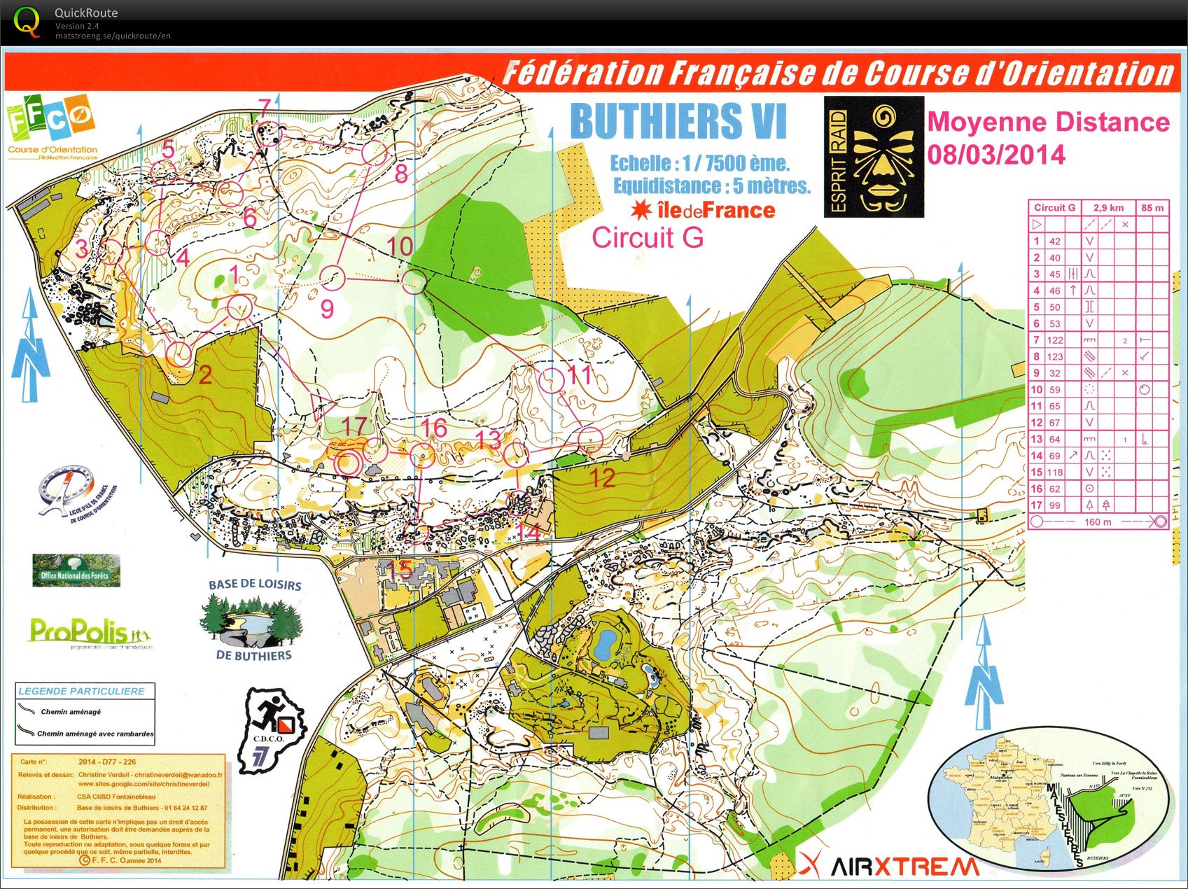 Nationale NW Moyenne Distance (2014-03-08)