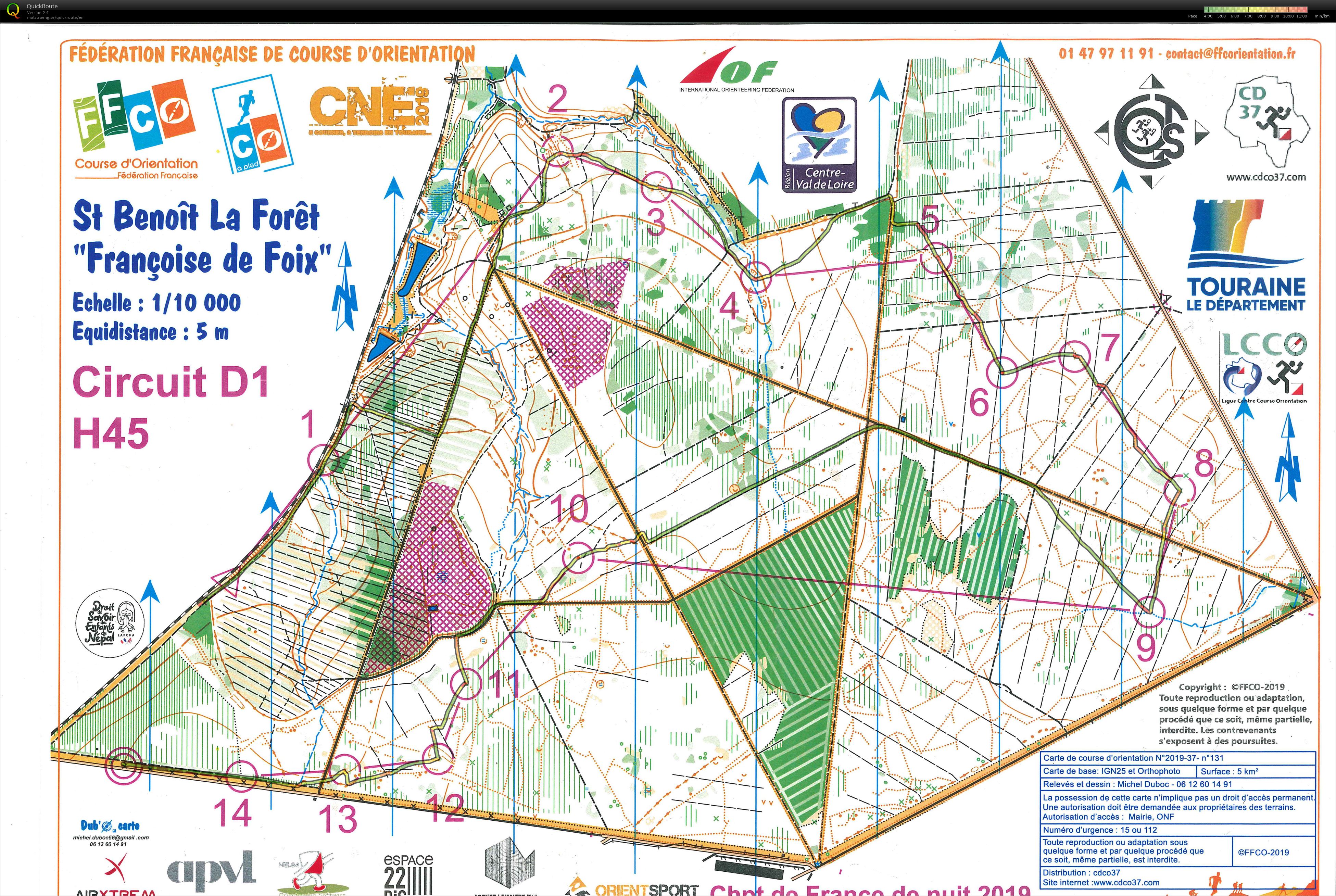 Chpat de France de Nuit 2019 - Saint-Benoît-la-Forêt (37) (31/10/2019)