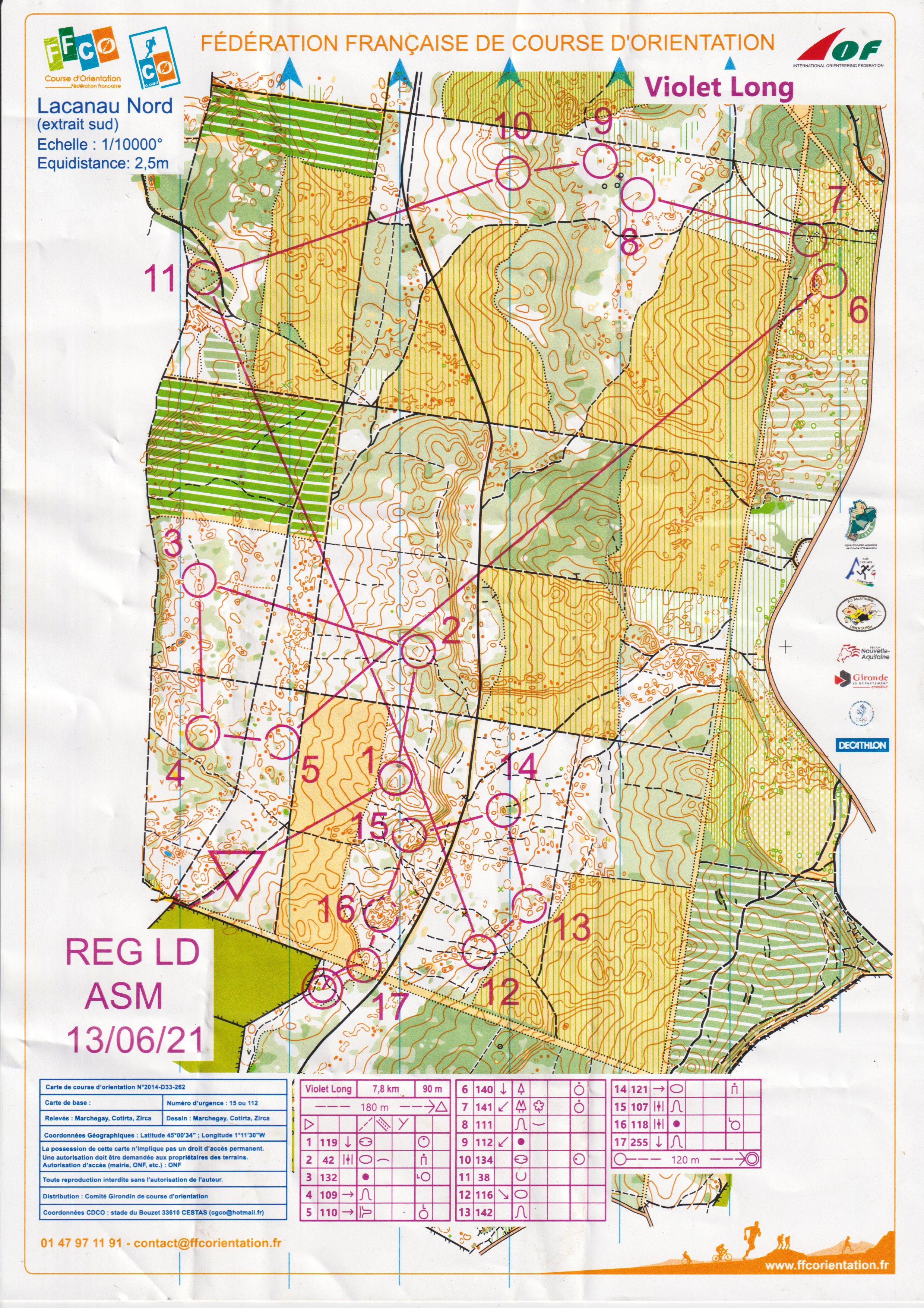 Régionale LD Violet Long - Lacanau Nord (33) (13.06.2021)