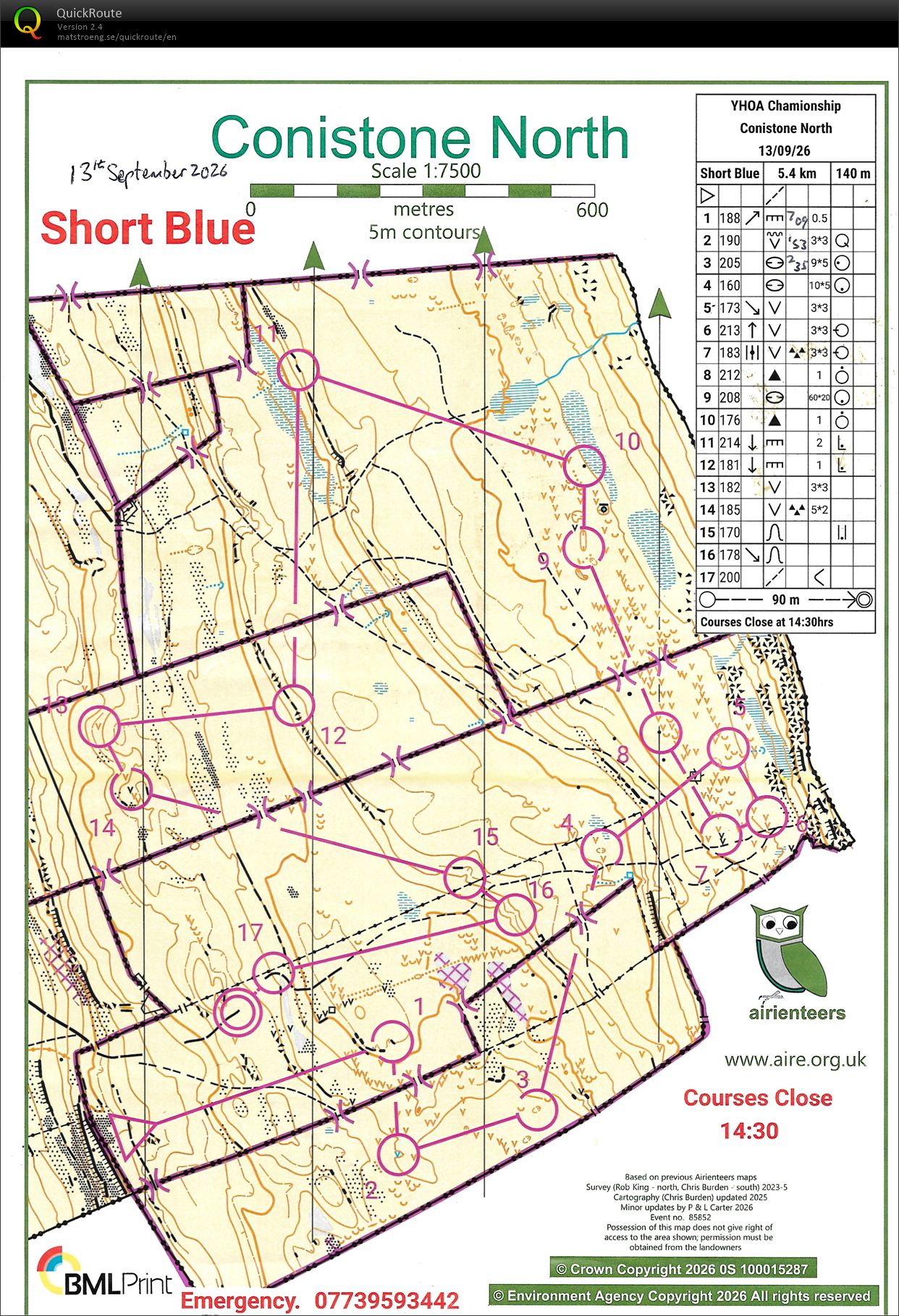 Dales Trophy Day 2 (13-09-2026)