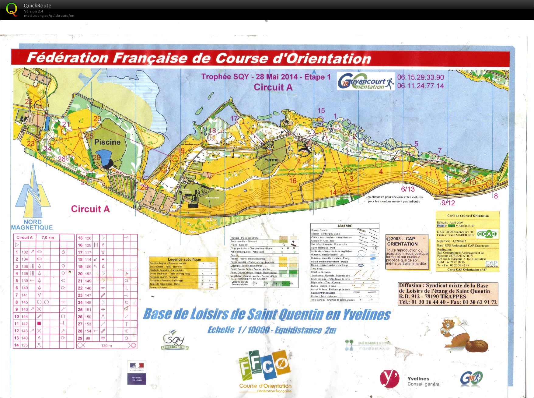 Base de Loisirs SQY (78) "Trophée SQY Etape1" CircA (28-05-2014)