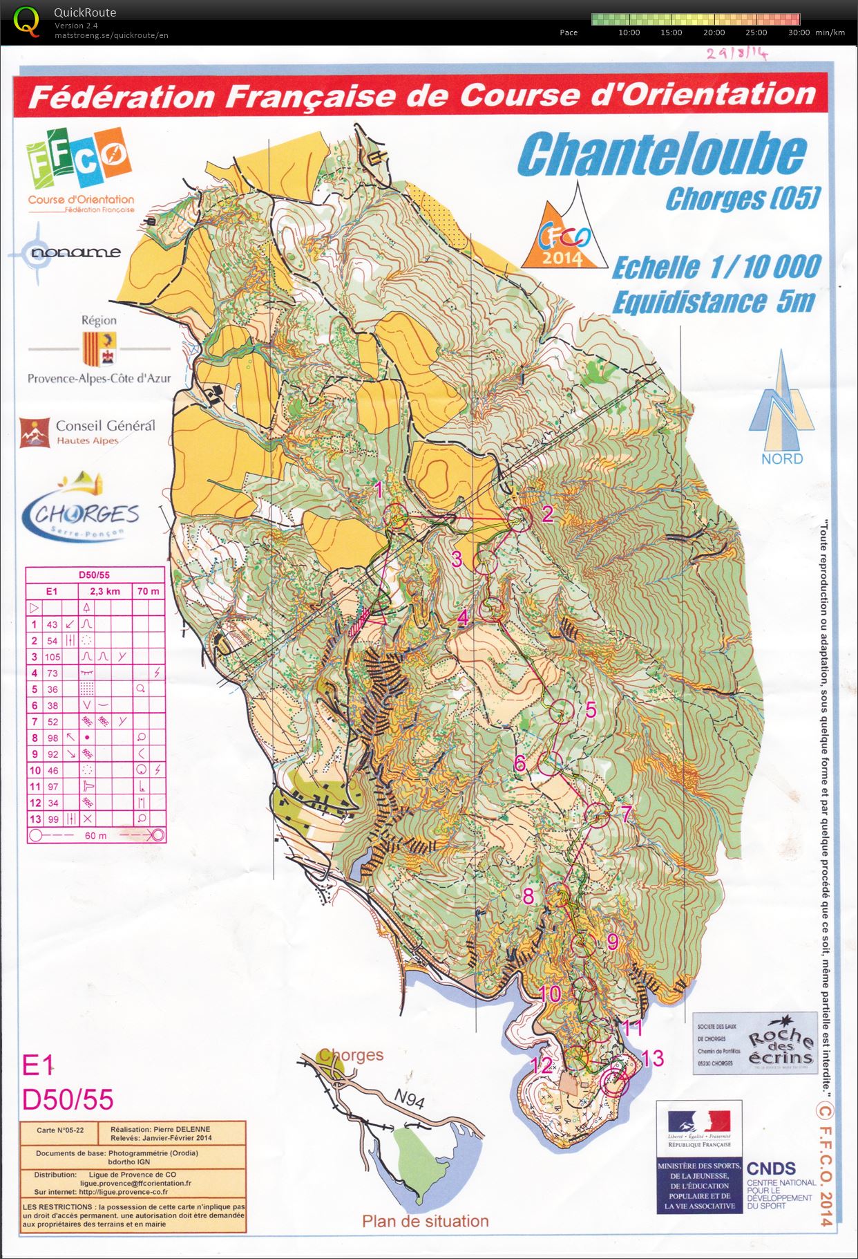 CFCO2014: Moyenne Distance (29-08-2014)