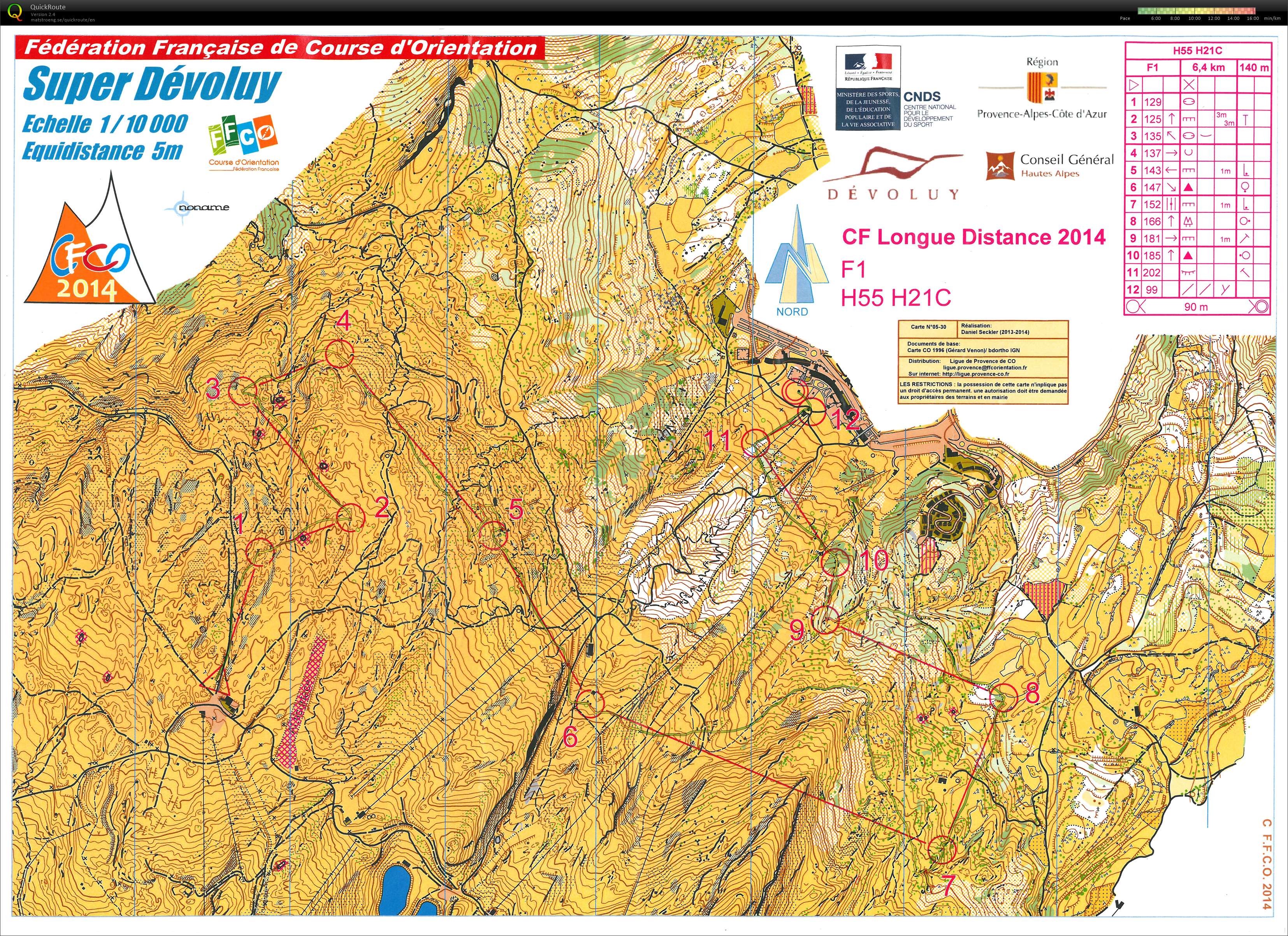 French Long Distance championships H55 (30.08.2014)