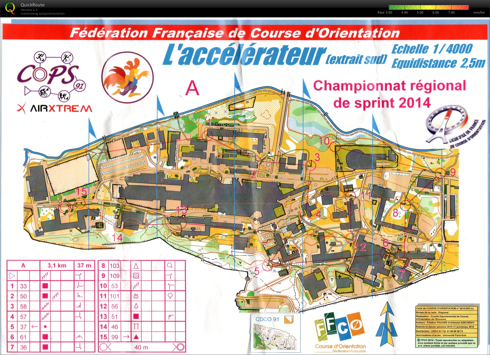 Championnat LIFCO sprint (21-09-2014)