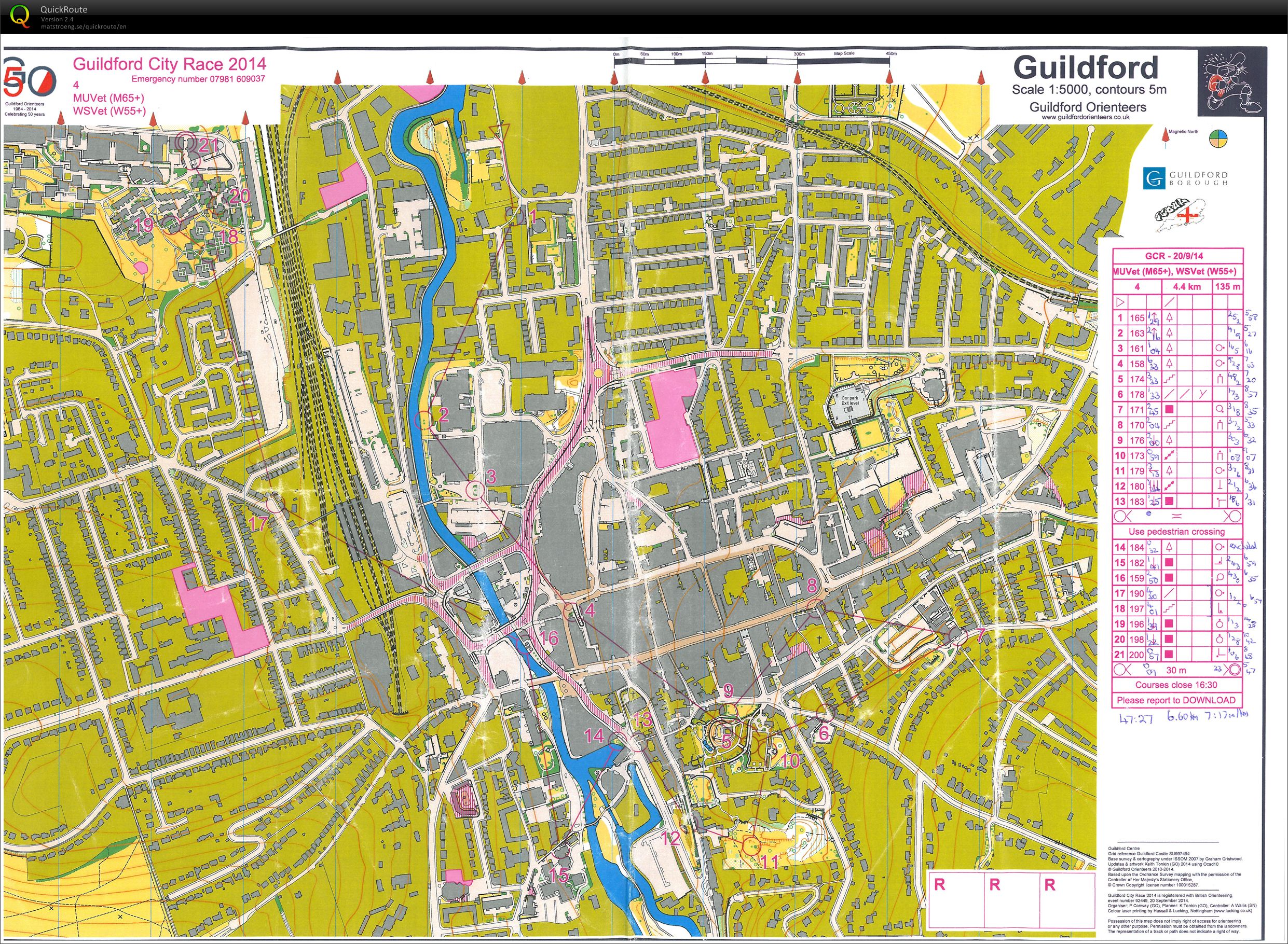 Guildford Urban Race (20/09/2014)