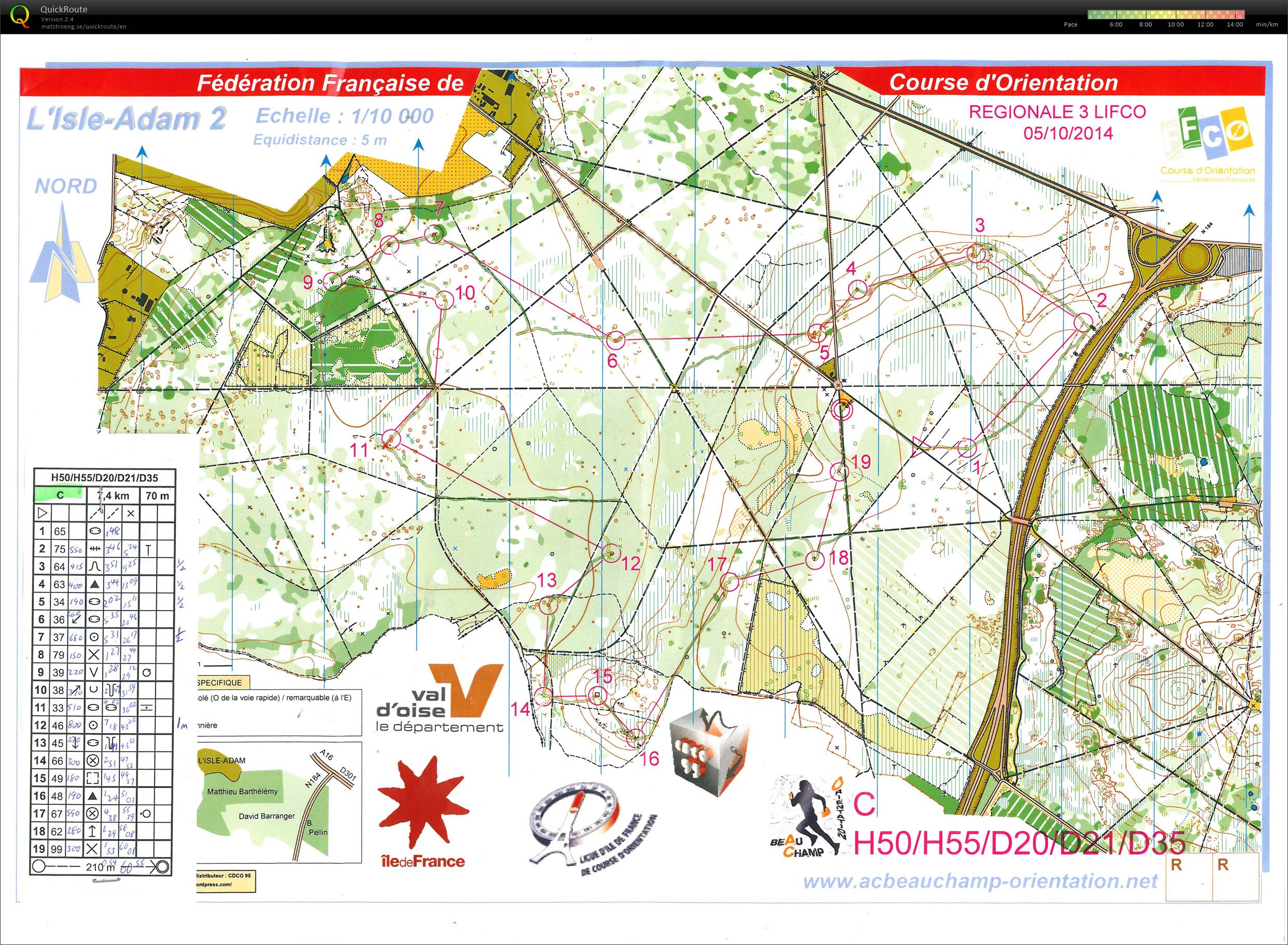 IdF Regionale 3 - Circuit C - H55 (05-10-2014)