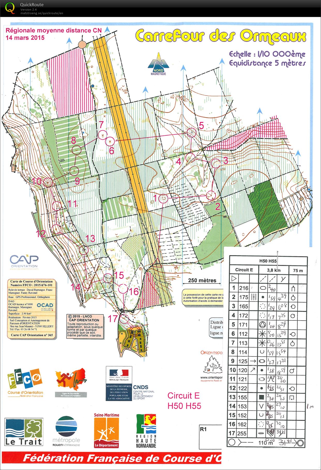 Régionale Moyenne Distance (14-03-2015)