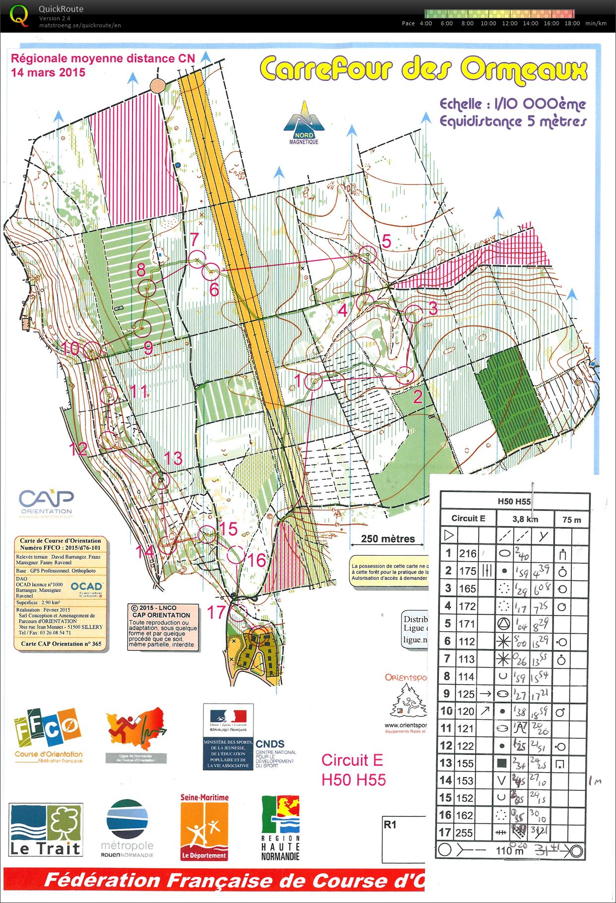 Régionale Moyenne Distance (14.03.2015)