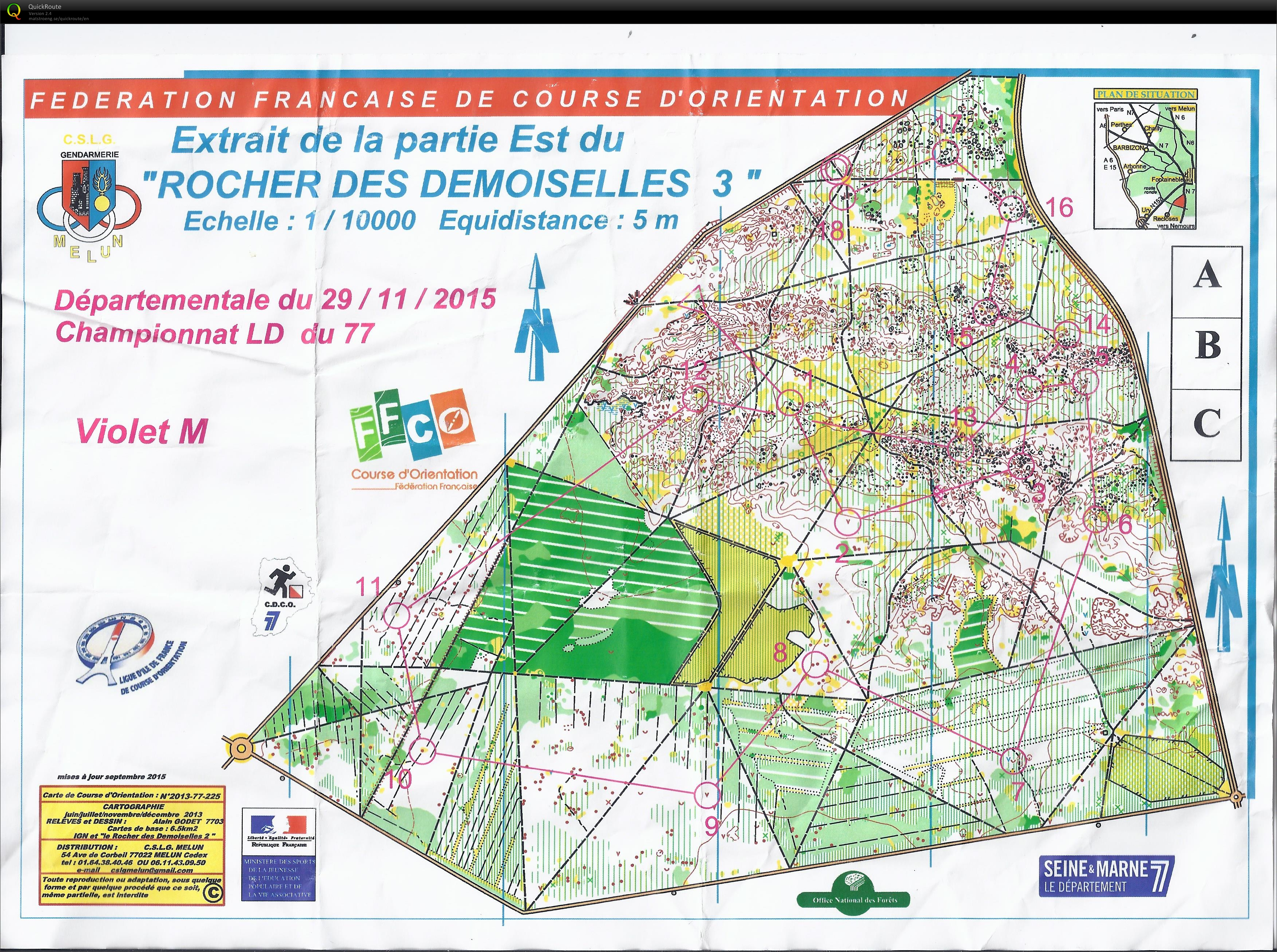 Departemental Championnat LD du 77 (29-11-2015)