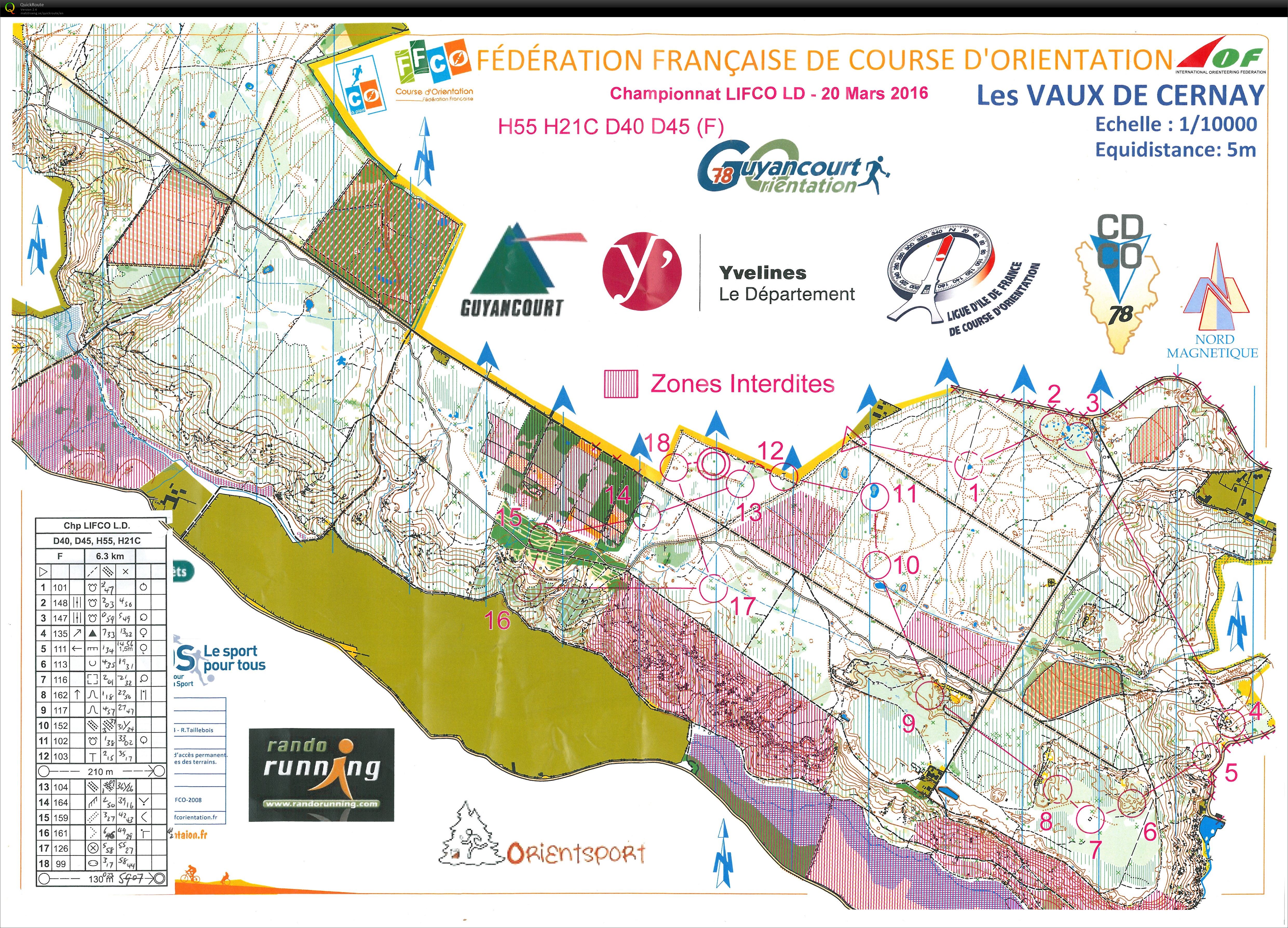 LIFCO Régionale LD Championships (20-03-2016)