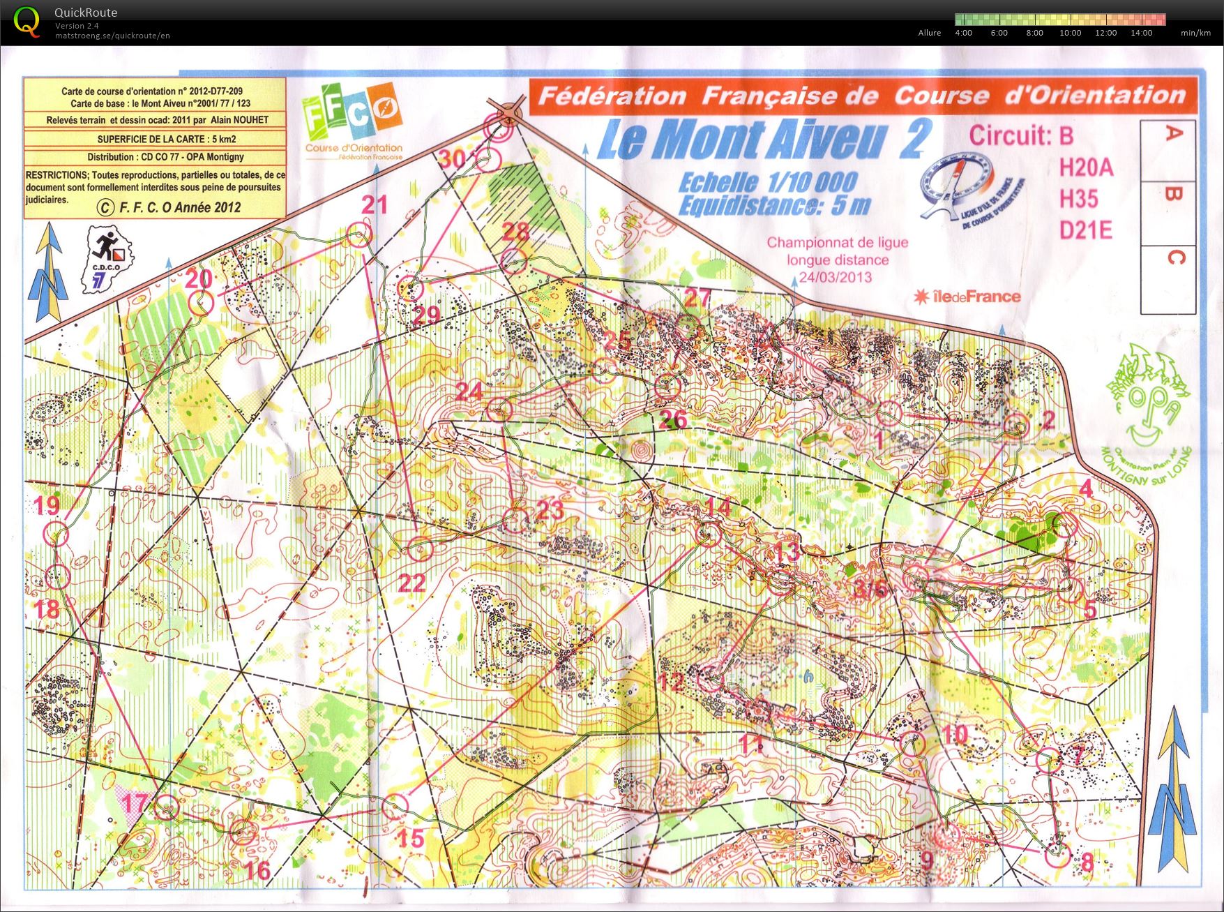 Championnat de Ligue Longue Distance (24.03.2013)