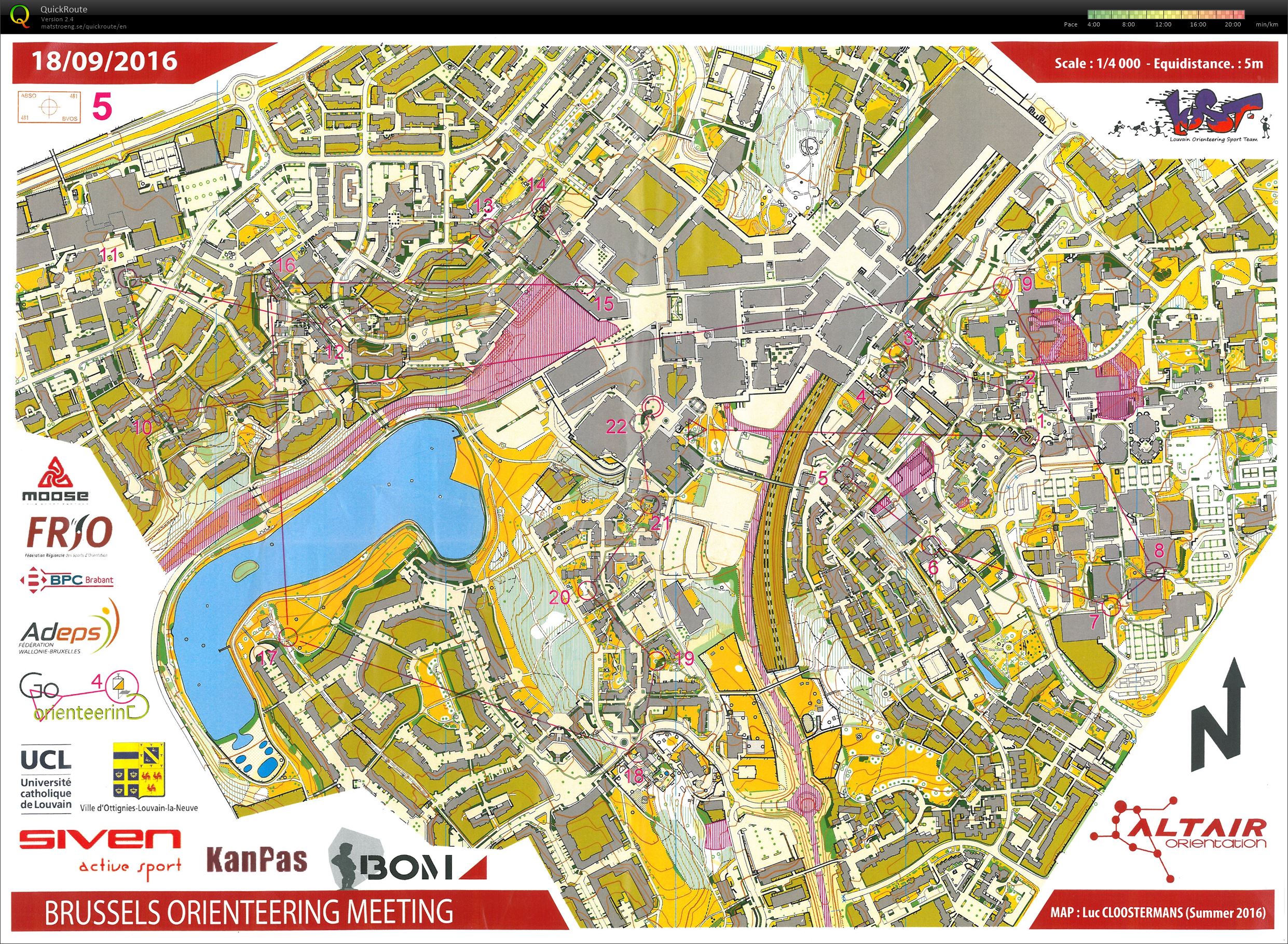 Brussels Orienteering Meeting 2016 (18-09-2016)