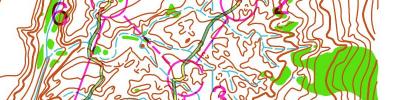 J1 prise de contact carte relief 2 stage gf-18 Larzac Les Marcassins