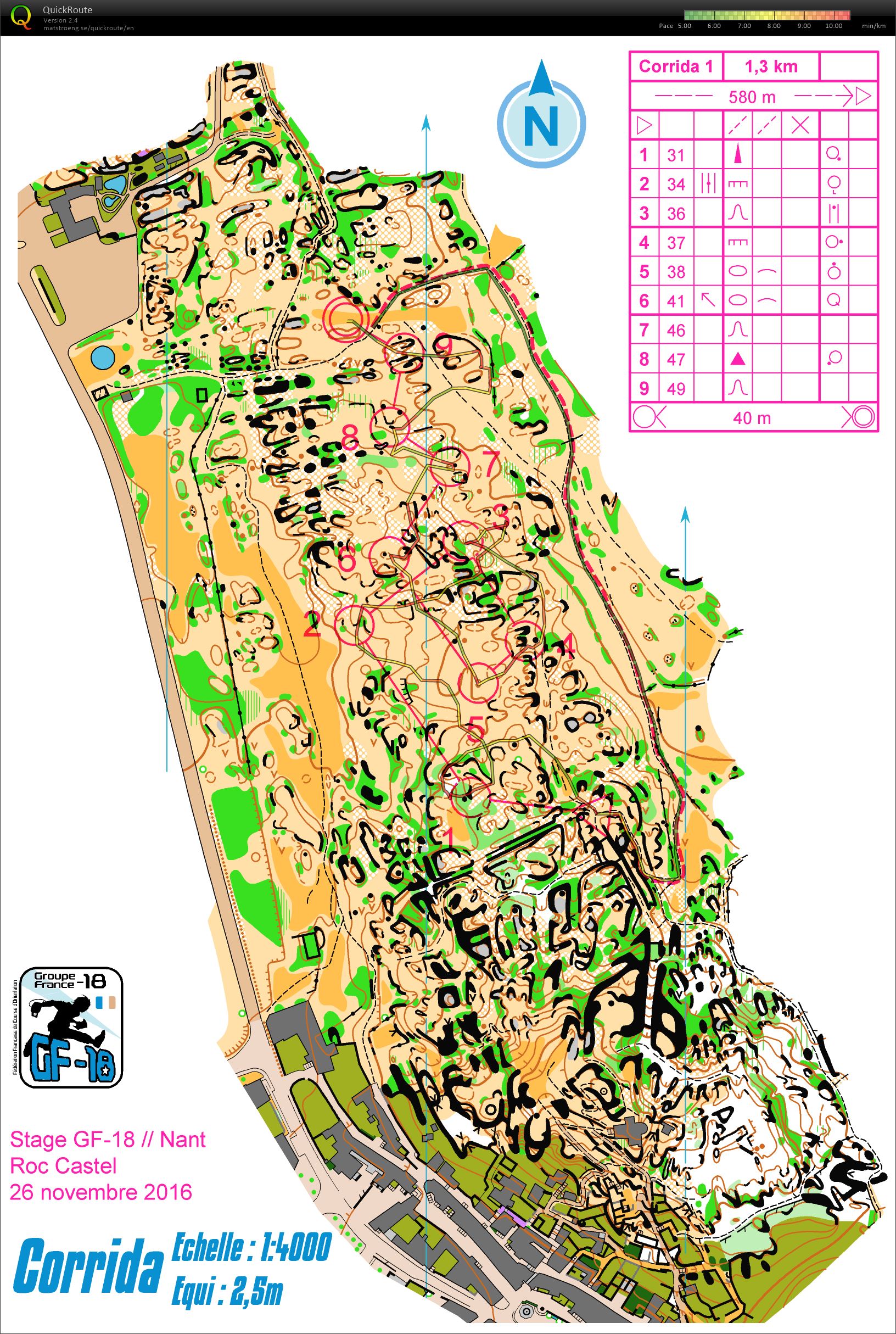 J2 corrida 1 stage gf-18 Larzac Roc Castel (26-11-2016)