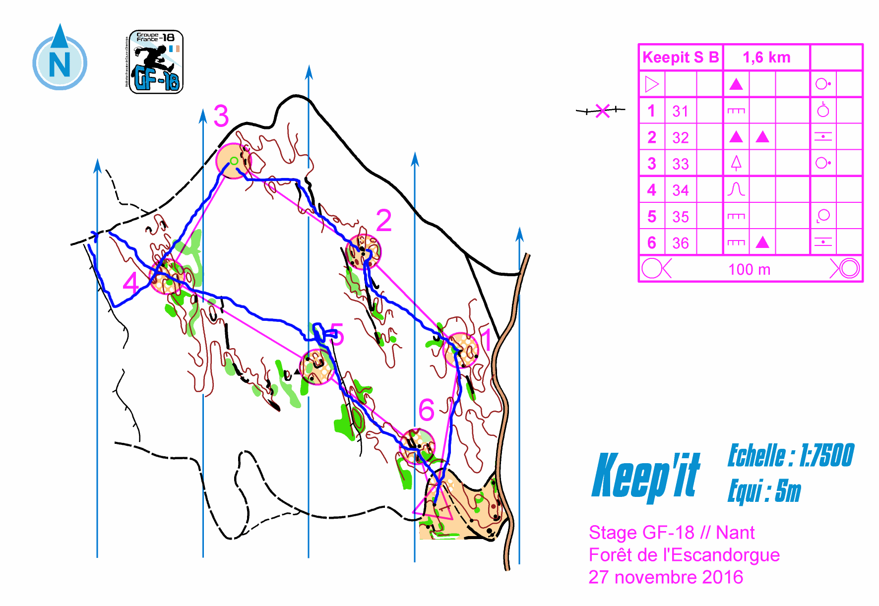 J3 keep it court stage gf-18 Larzac (27-11-2016)