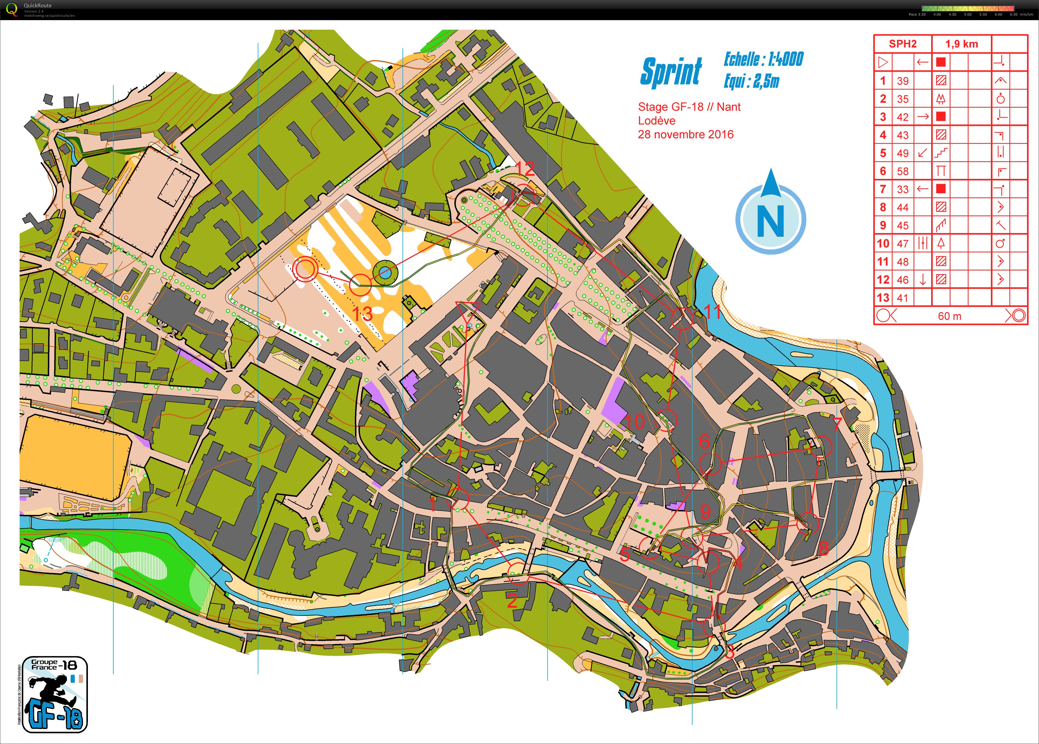 J4 sprint 2 Lodève stage gf-18 Larzac (28-11-2016)
