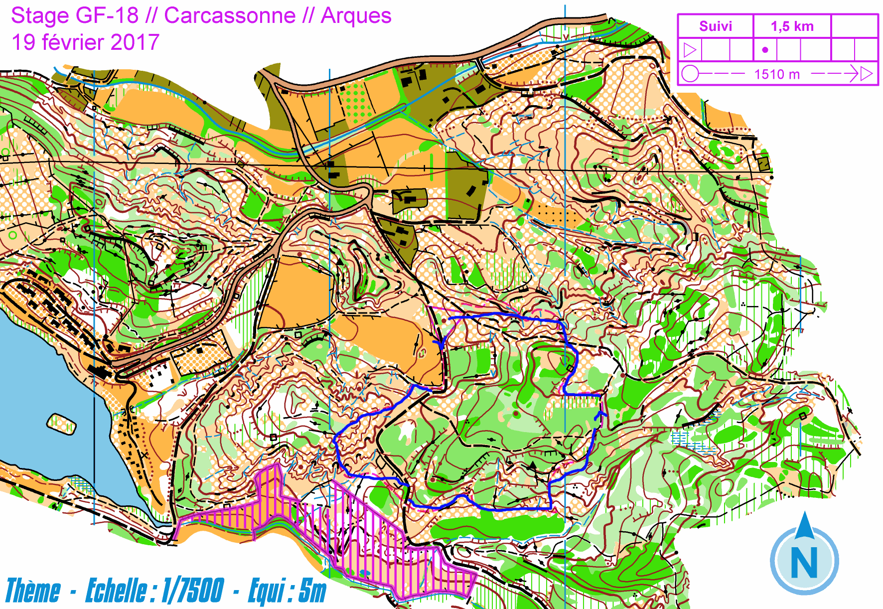 suivi d'iti Arques j3 stage gf-18 Carcassonne (2017-02-19)