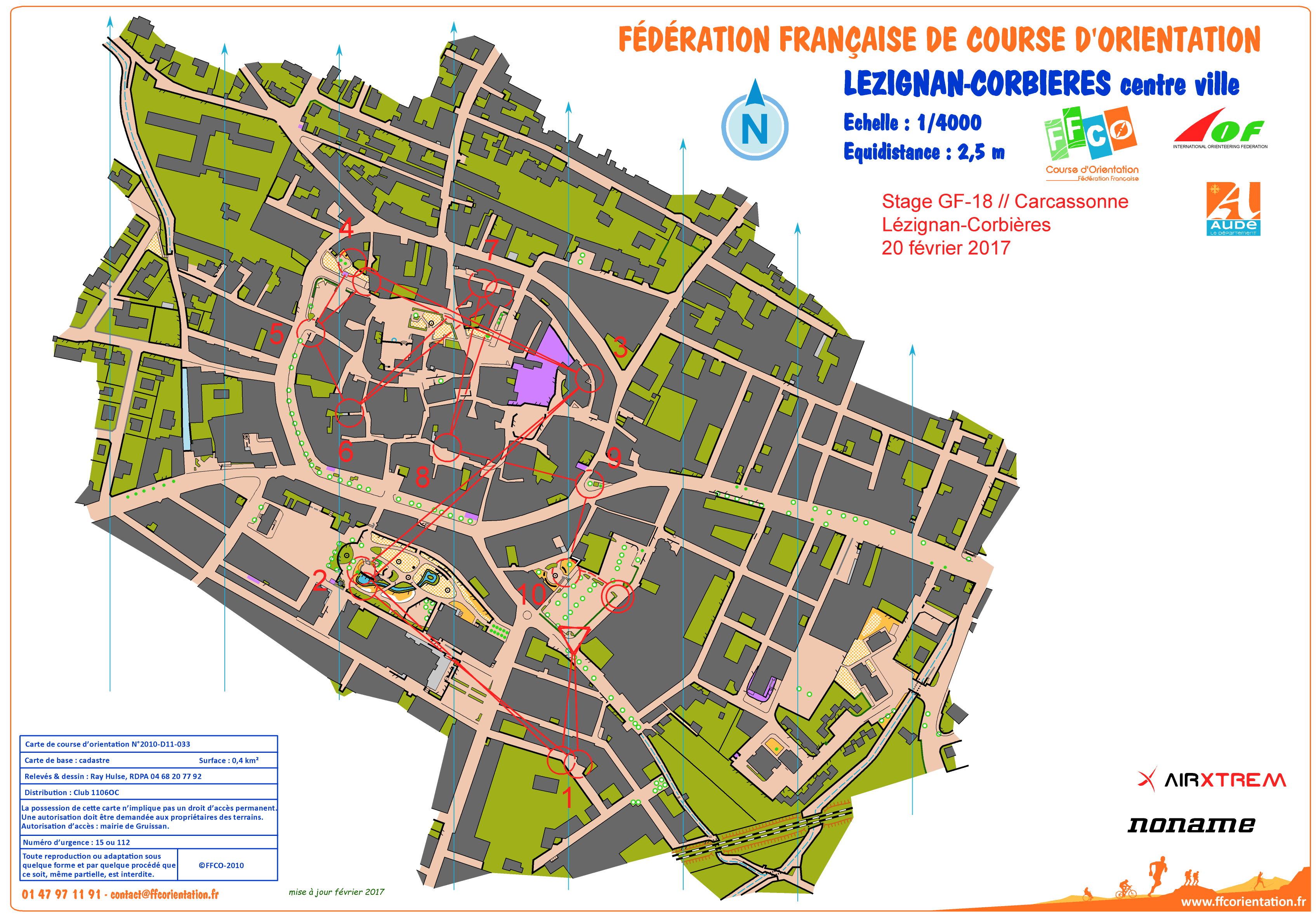 Manche 1 (chasse) relais sprint stage gf-18 Carcassonne (20-02-2017)