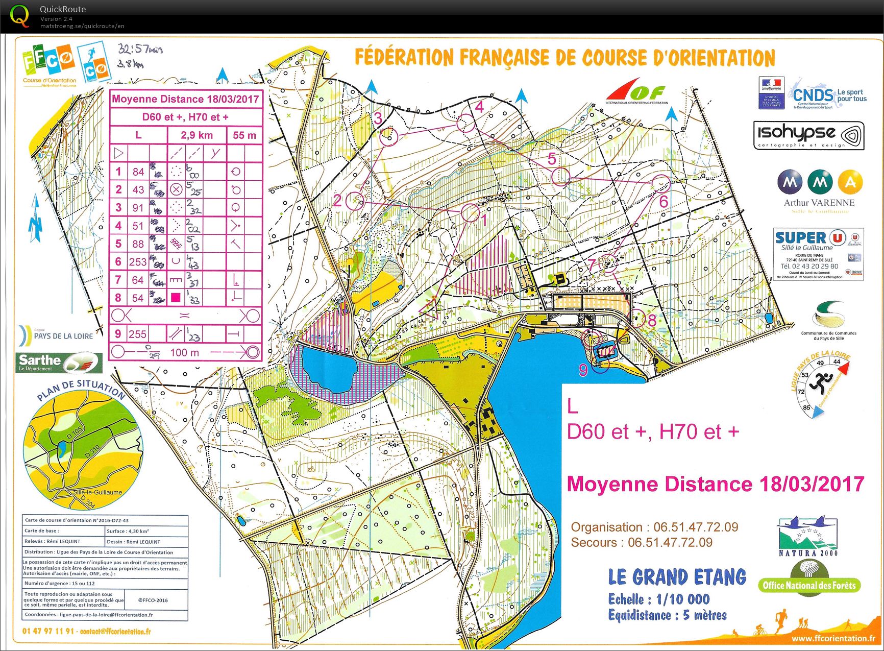 Weekend Nationale Nord-Est, Moyenne Distance (18-03-2017)
