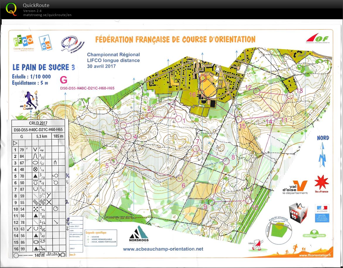 Ile de France Régionale Championship Long Distance (30-04-2017)