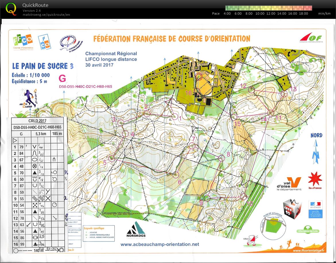 Ile de France Régionale Championship Long Distance (30-04-2017)