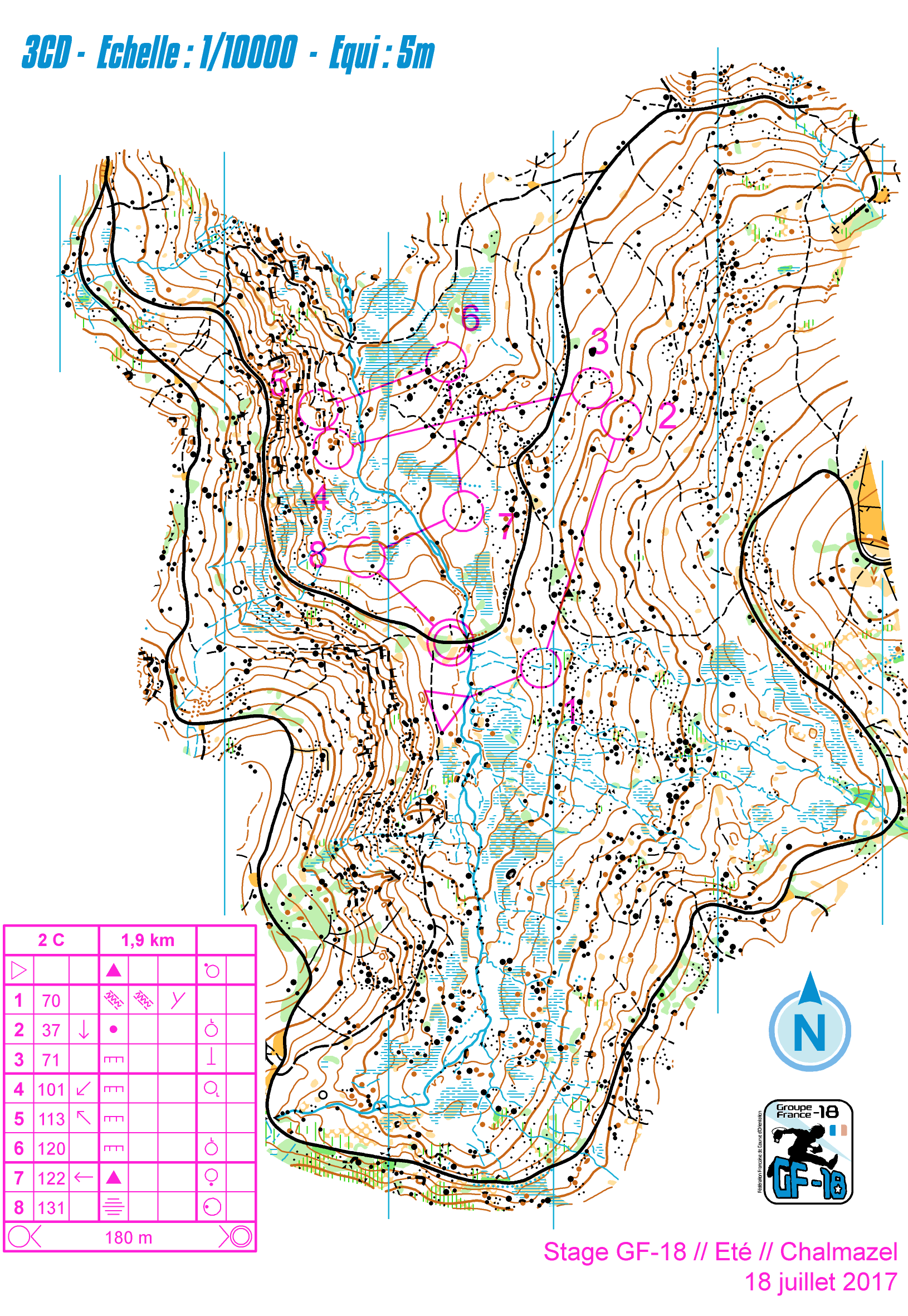 Courte distance 2 stage gf-18 Chalmazel (18-07-2017)