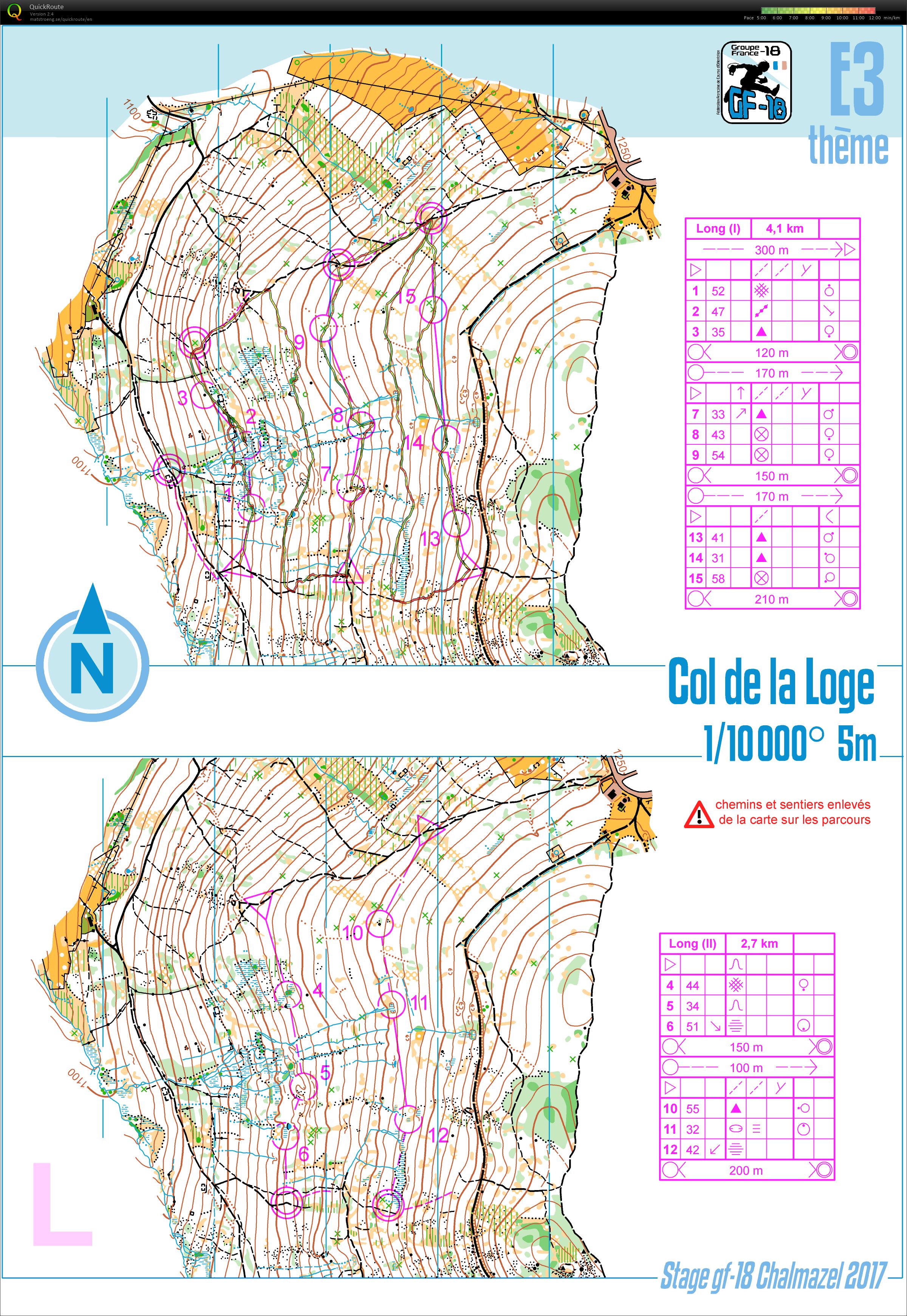 Course à flanc stage gf-18 Chalmazel (18-07-2017)