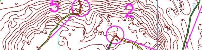 Carte bistre relief Larchant