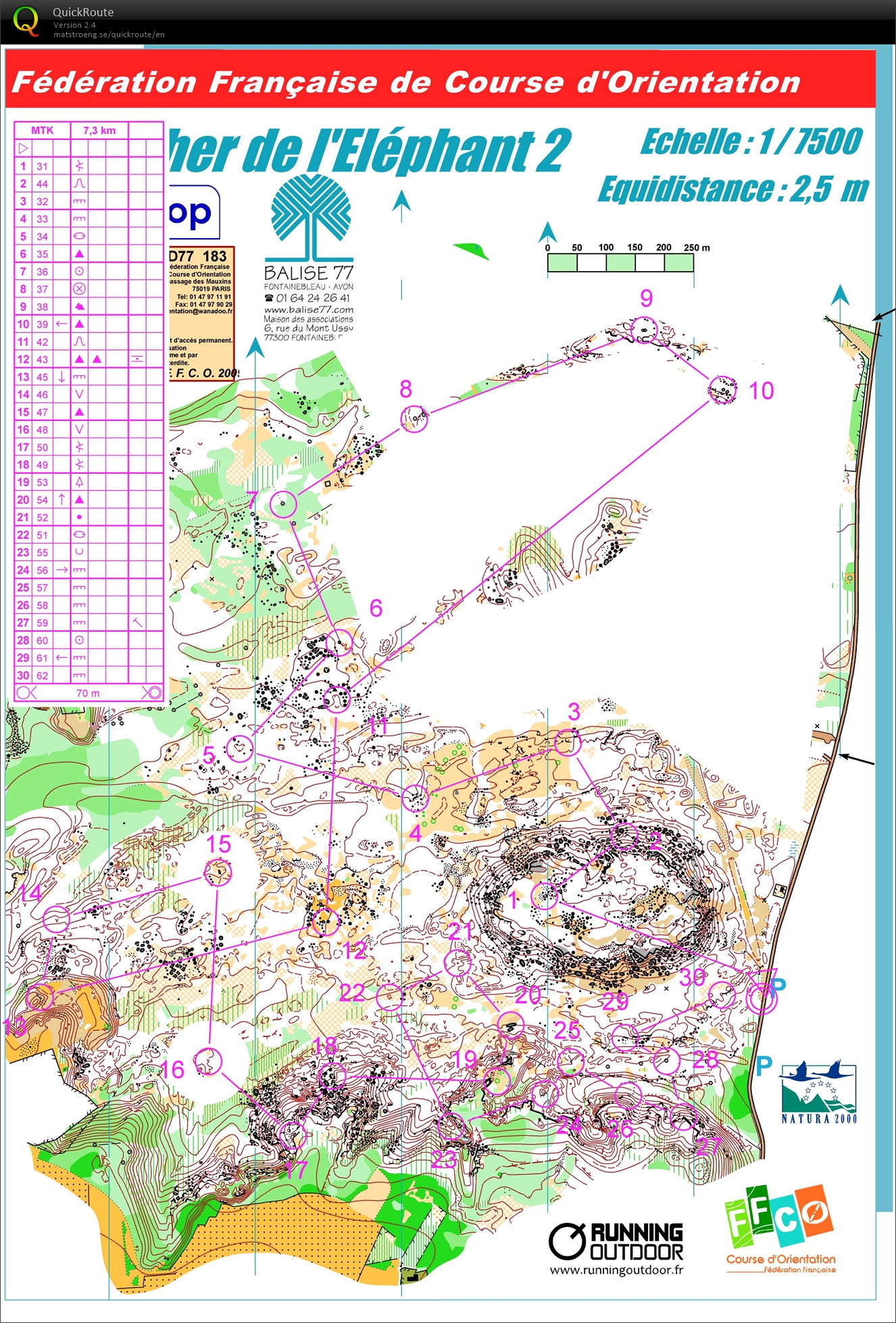 mTk sur carte sans chemin (couloir-donut's- multi postes) (17-09-2017)
