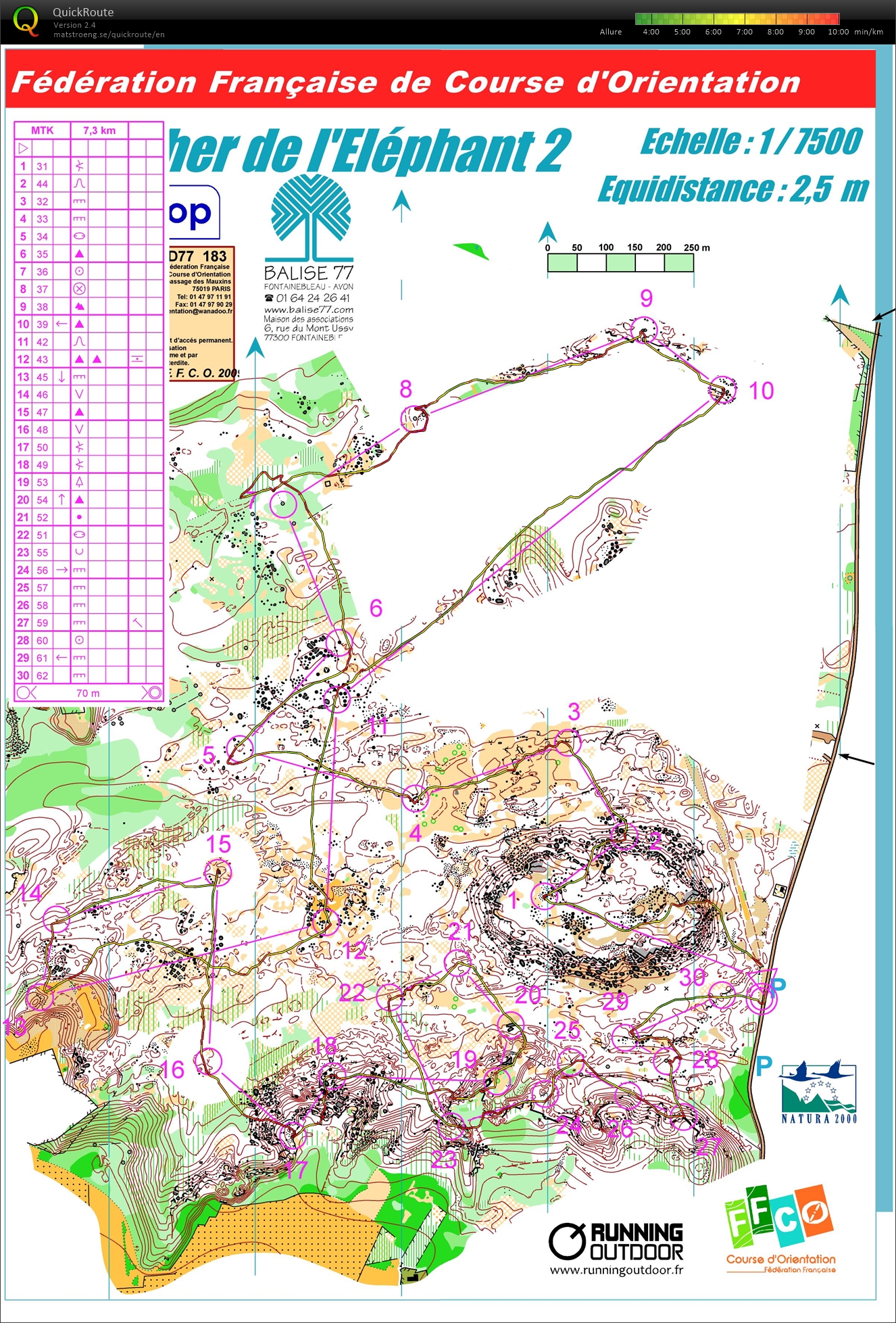 mTk sur carte sans chemin (couloir-donut's- multi postes) (17-09-2017)