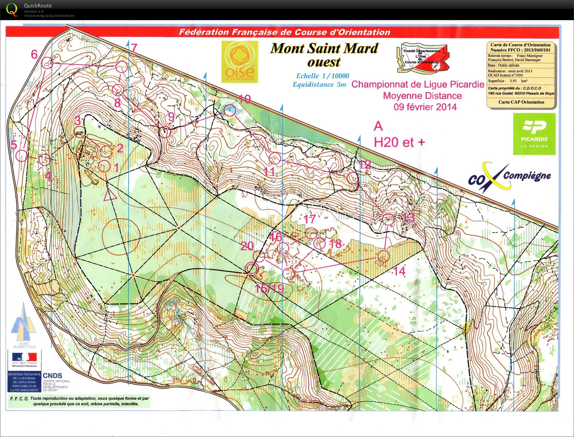 MD Championnat de ligue Picardie (09.02.2014)