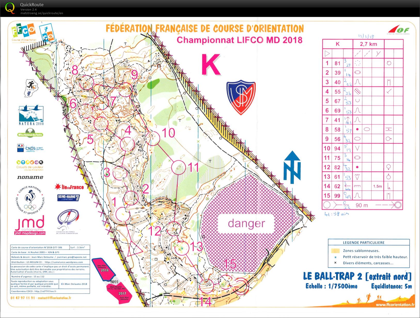 Championnat LIFCO Moyenne Distance  (11.03.2018)