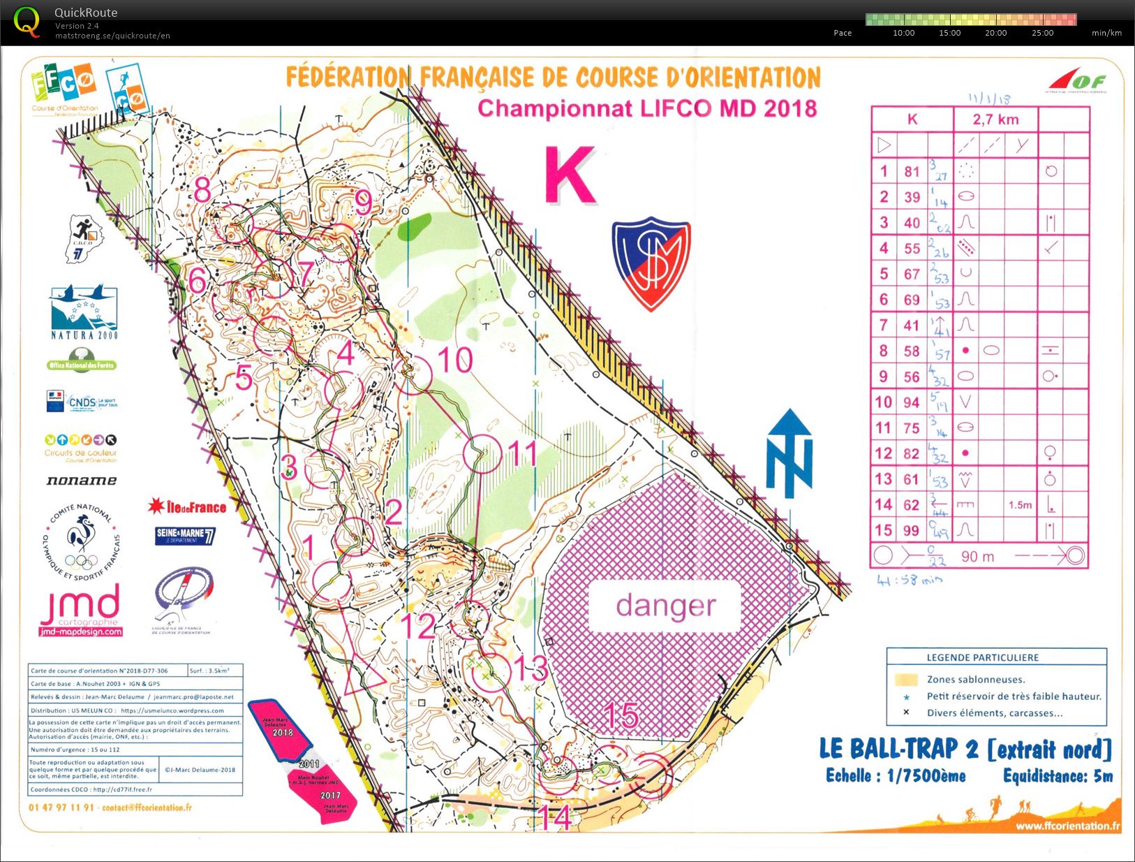 Championnat LIFCO Moyenne Distance  (11.03.2018)