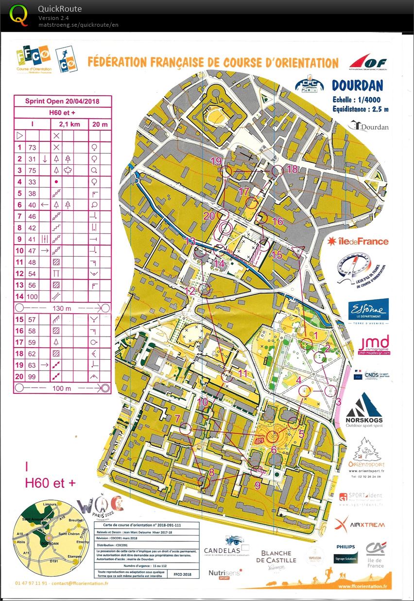 CFC Weekend Régionale sprint (2018-04-20)