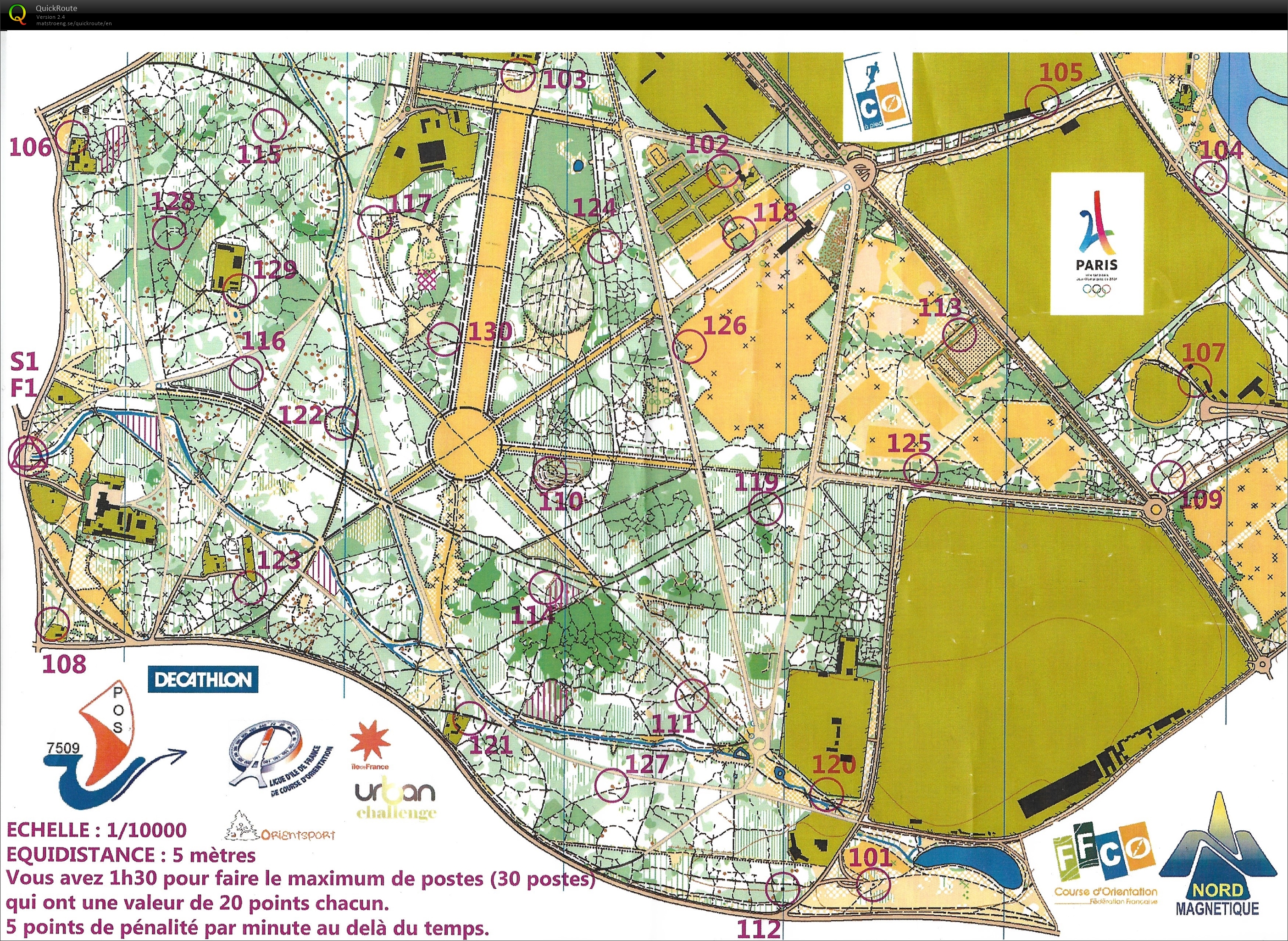 Course au Score - Bois de Vincennes (2018-04-27)